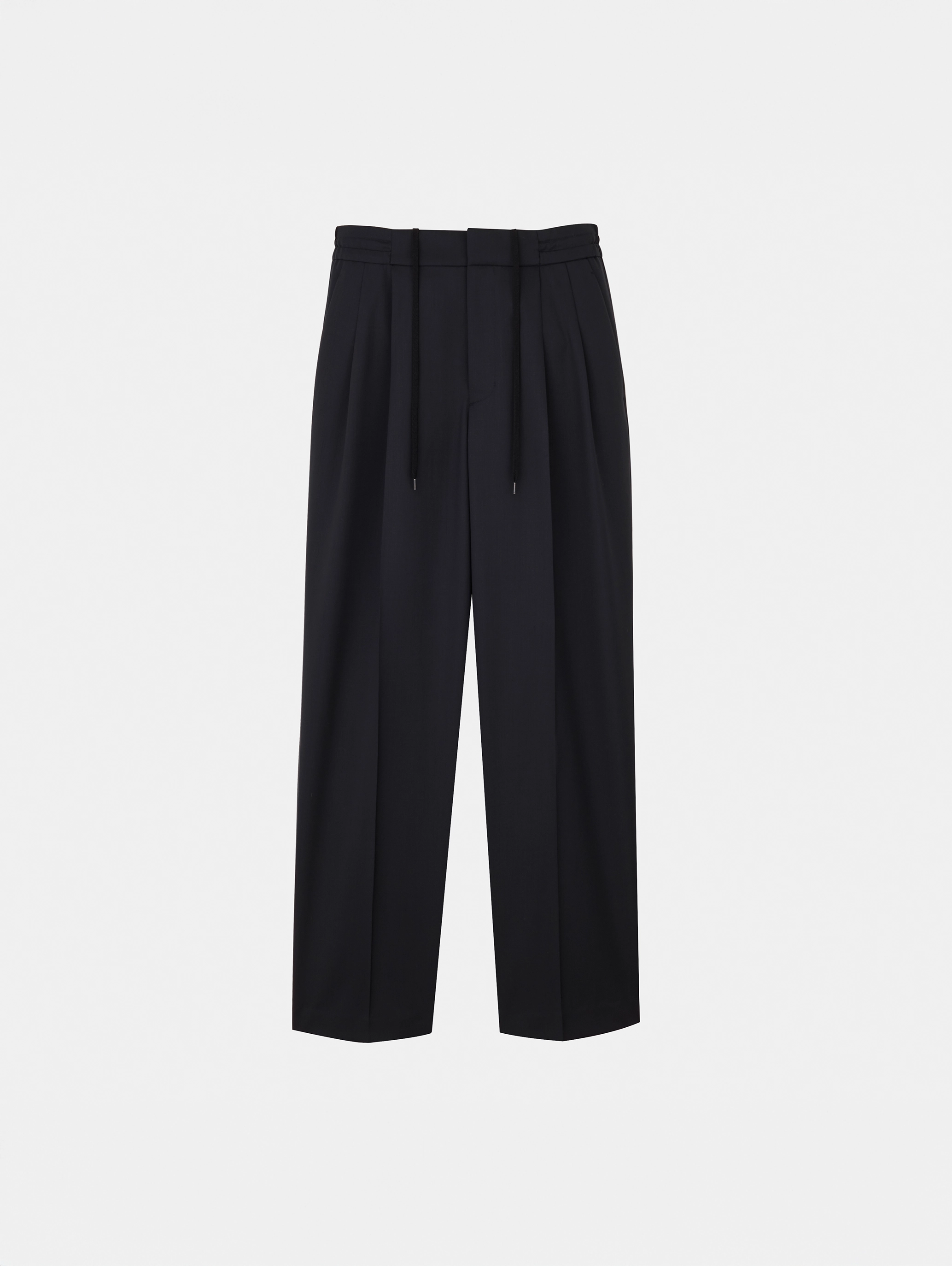 Wool Drawstring Pants