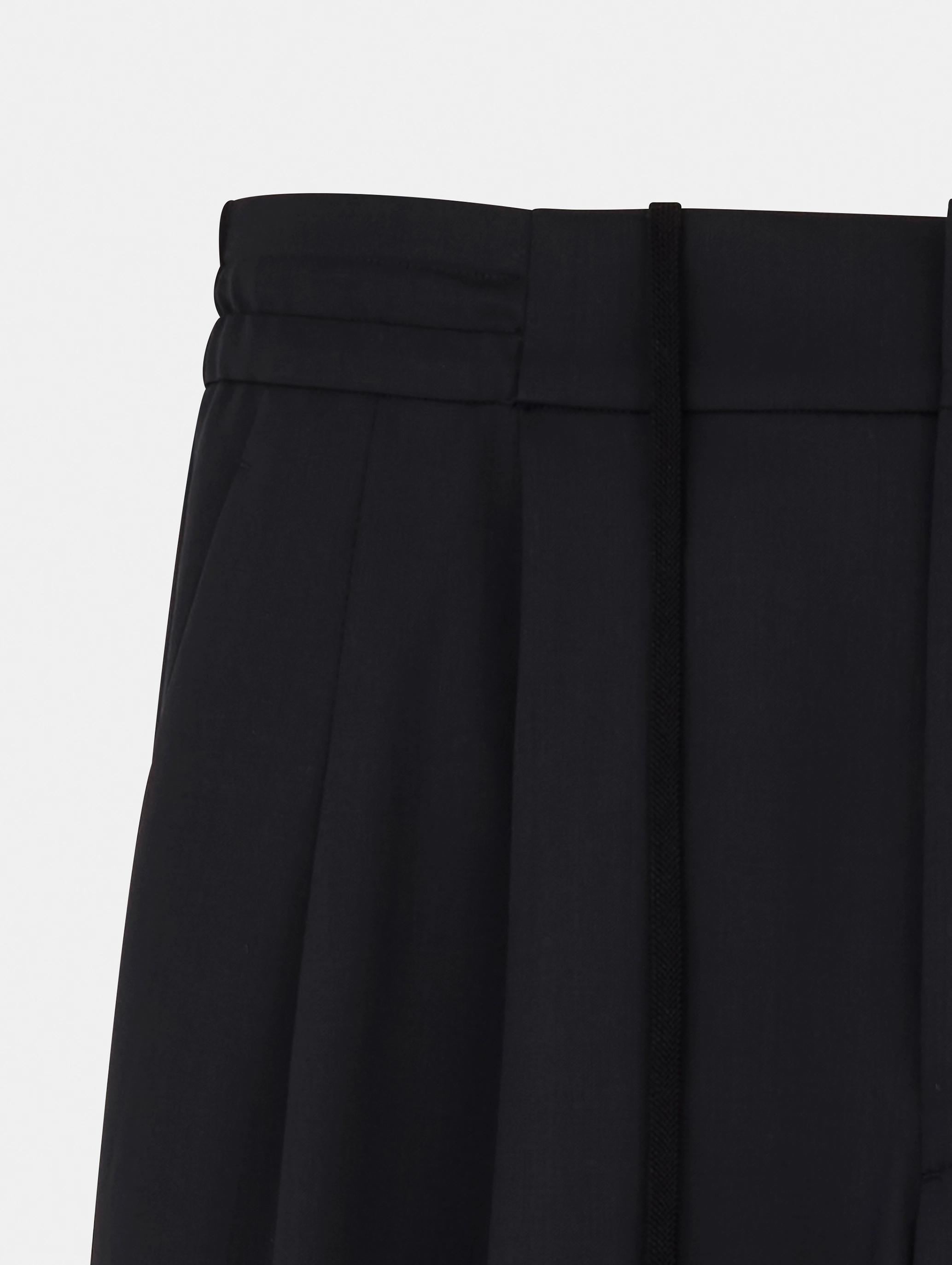 Wool Drawstring Pants
