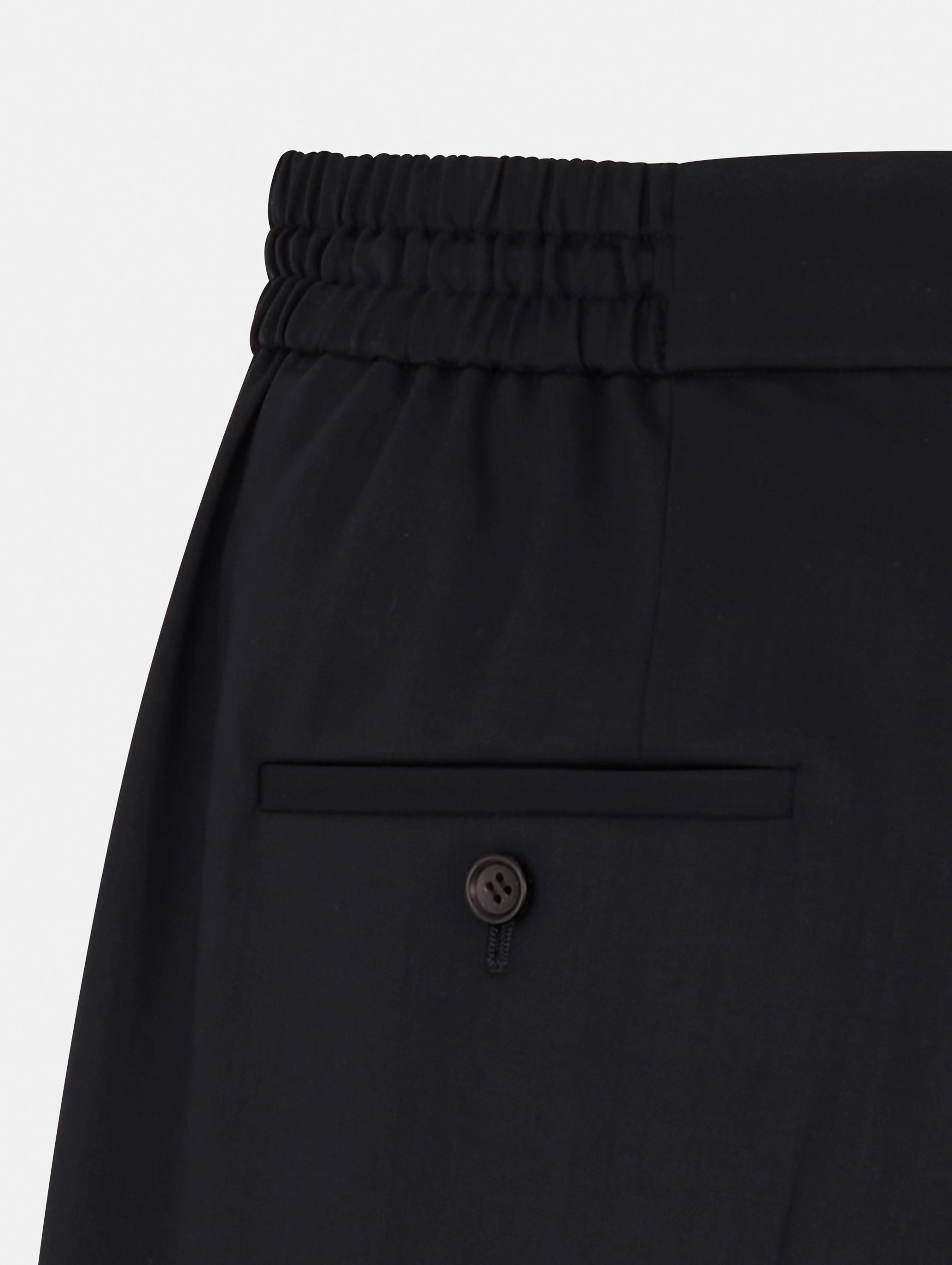 Wool Drawstring Pants