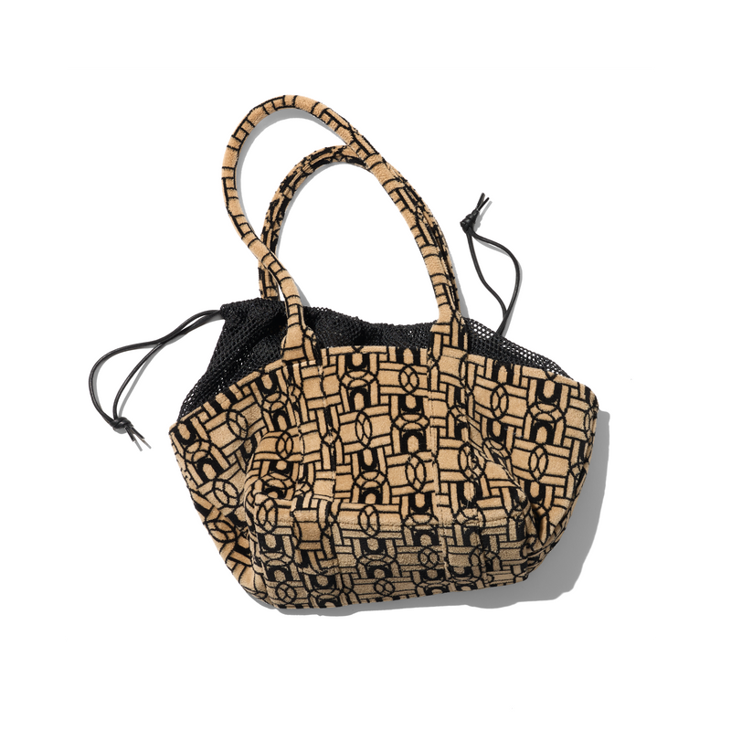 Mesh & Velvet Logo Bag