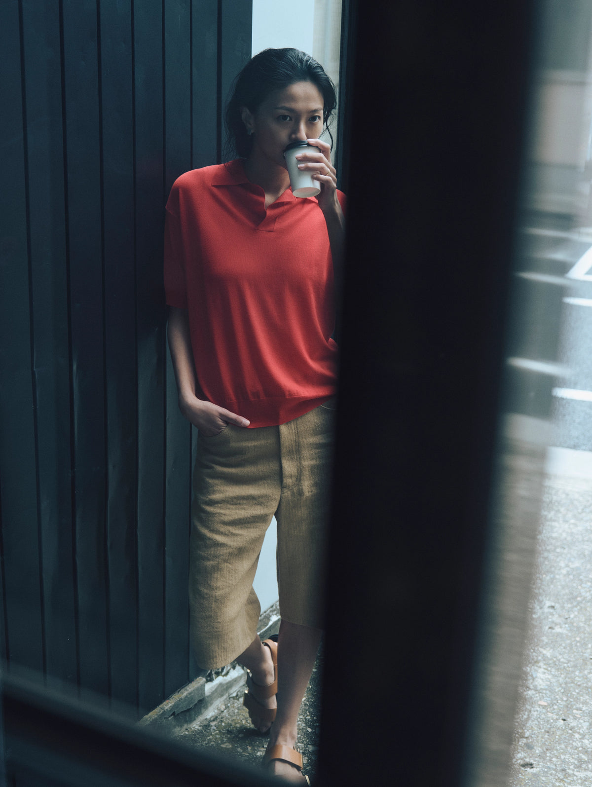 Polo Collar Knit