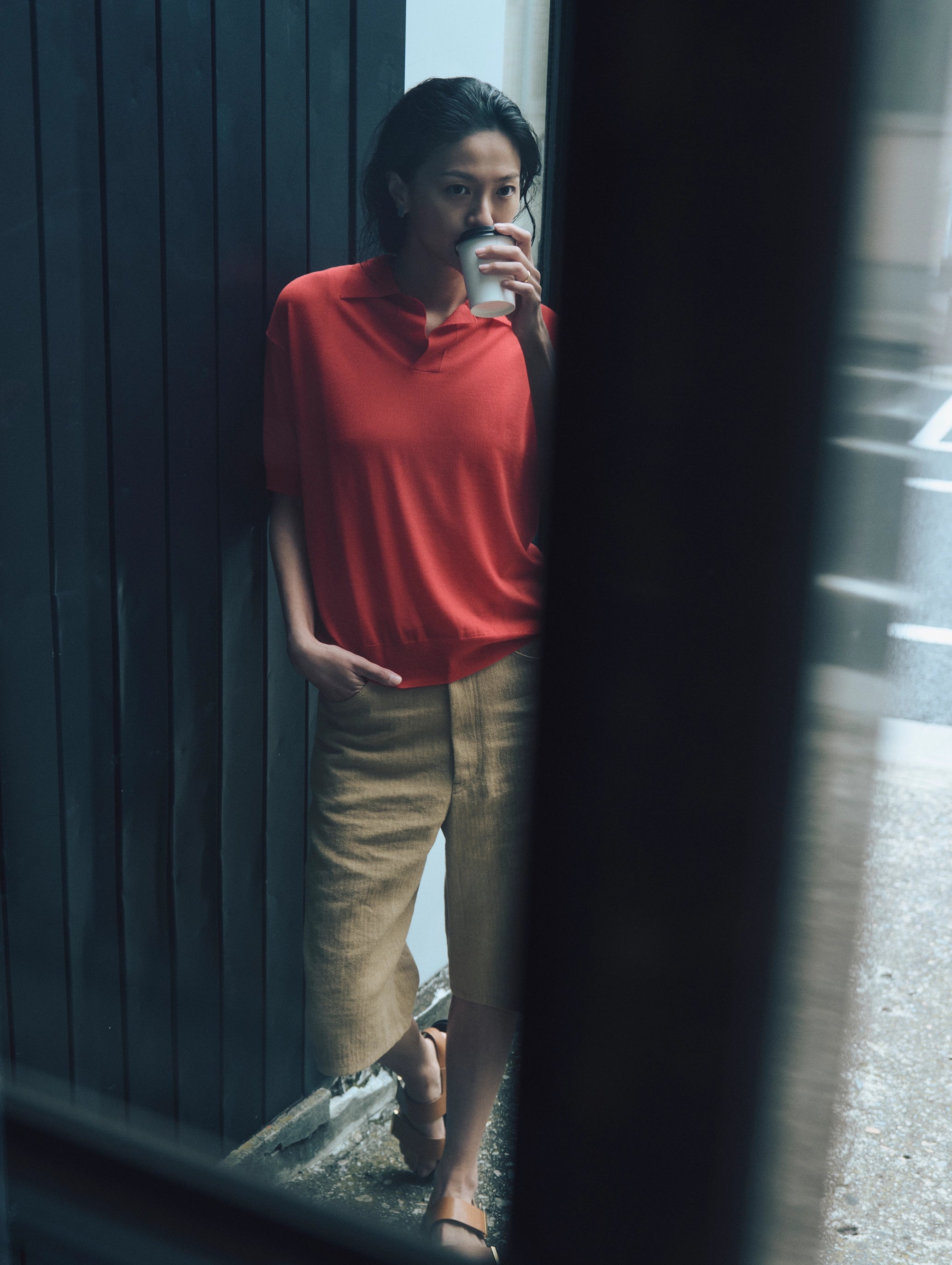 Polo Collar Knit