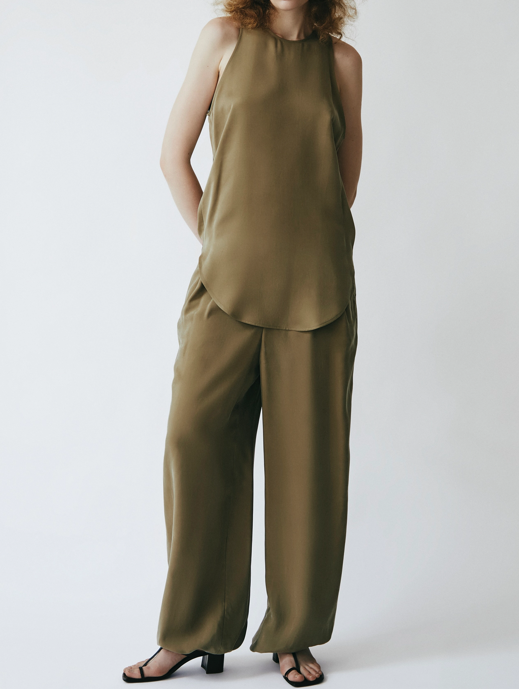 Cupra Satin Pants