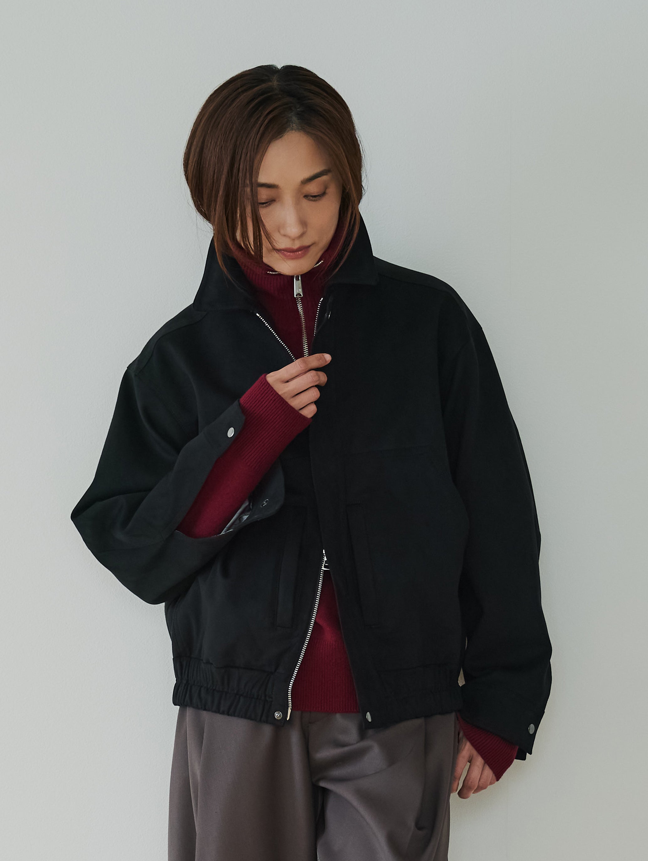 SUEDE BOMBER JACKET
