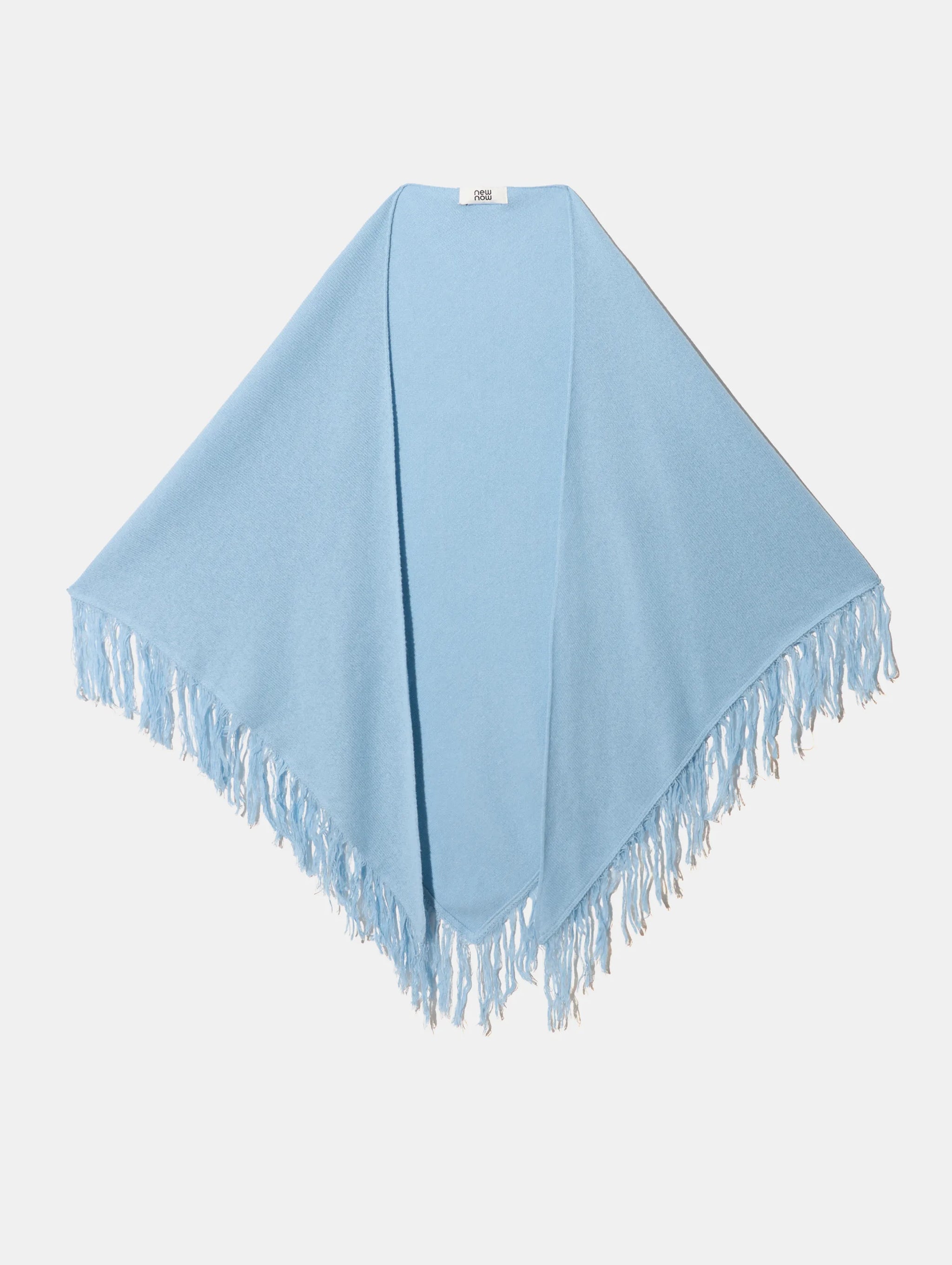 Silk Knit Fringe Scarf