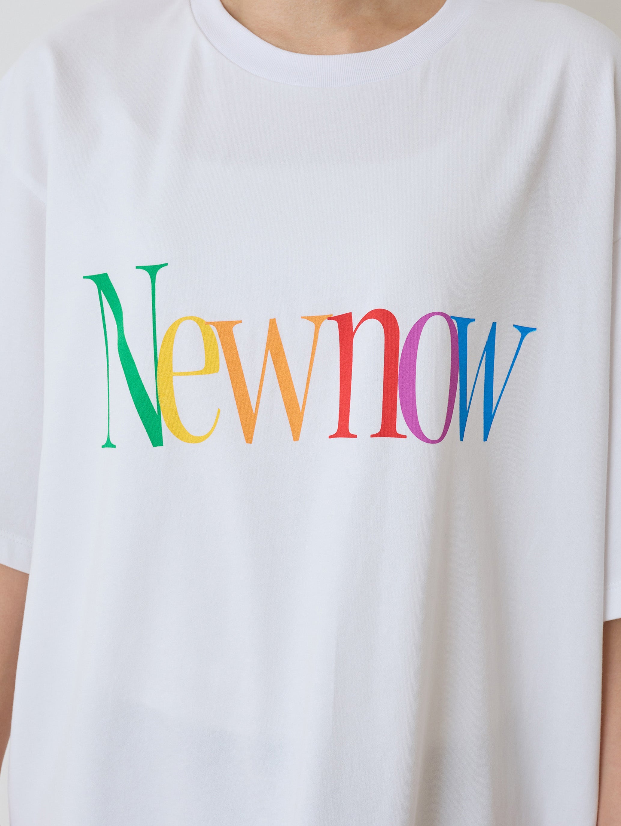 newnow Rainbow Logo  Tee