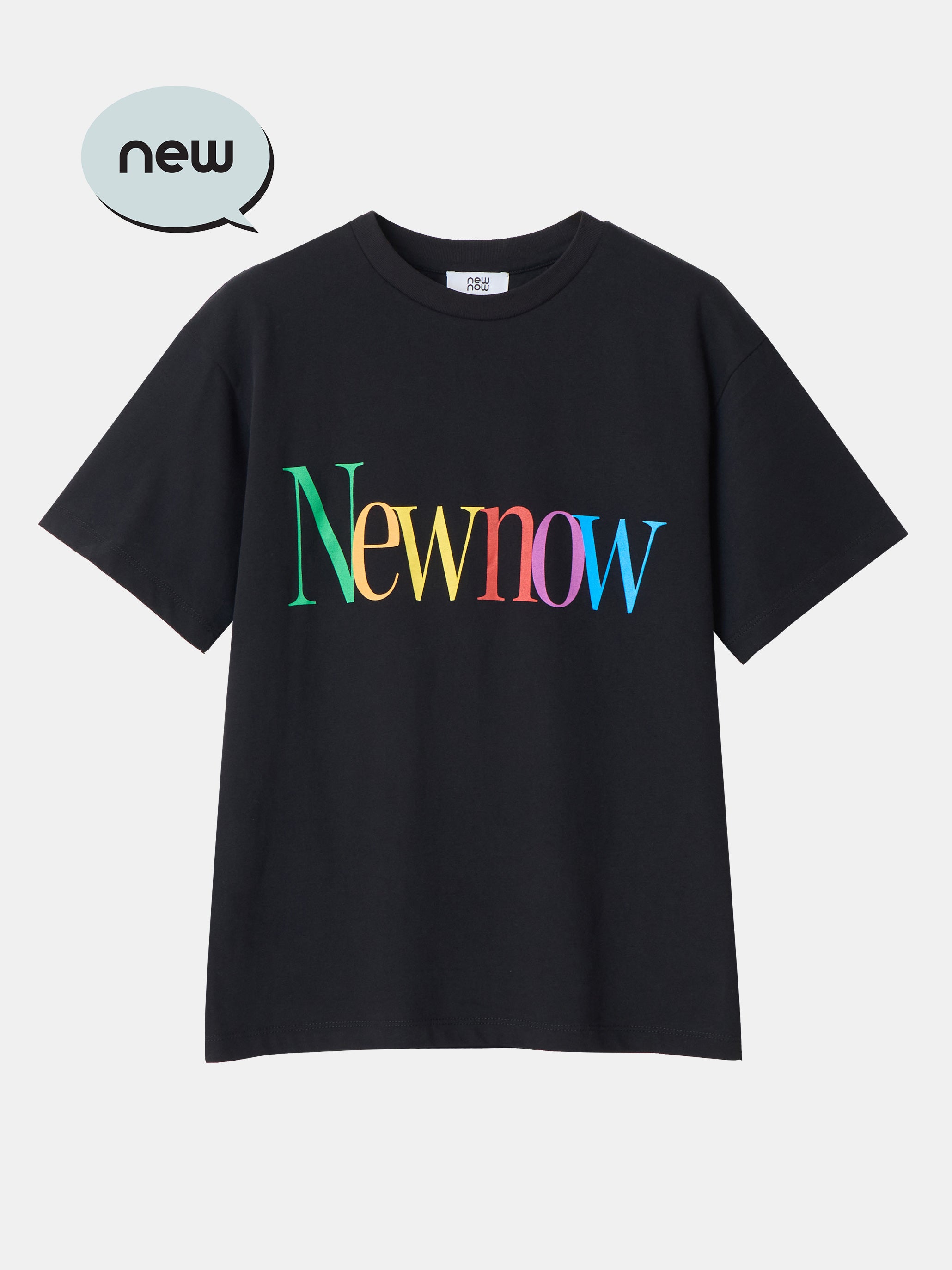 newnow Rainbow Logo  Tee