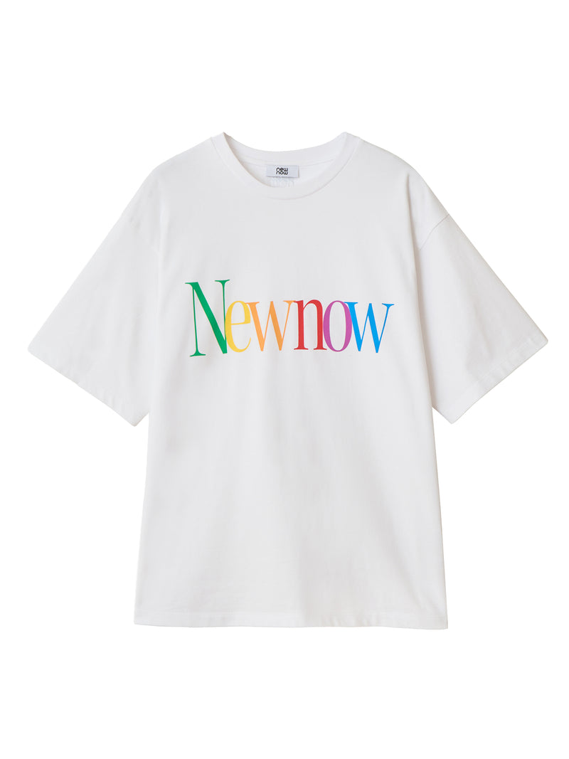 newnow Rainbow Logo  Tee