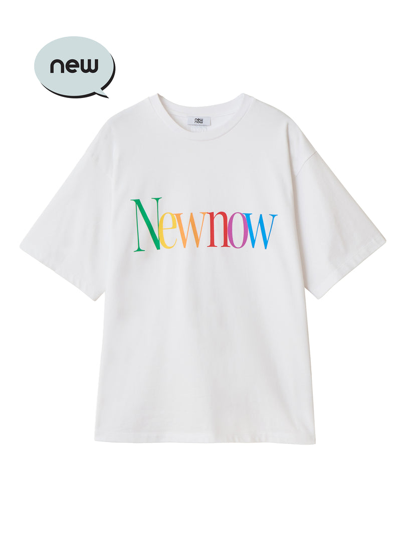 newnow Rainbow Logo  Tee