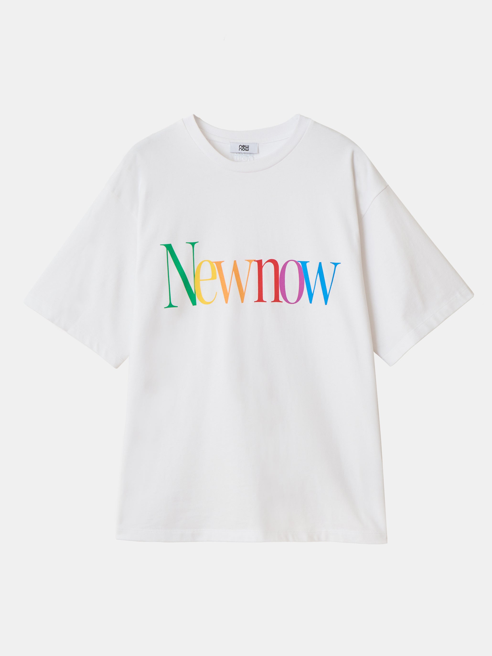newnow Rainbow Logo  Tee