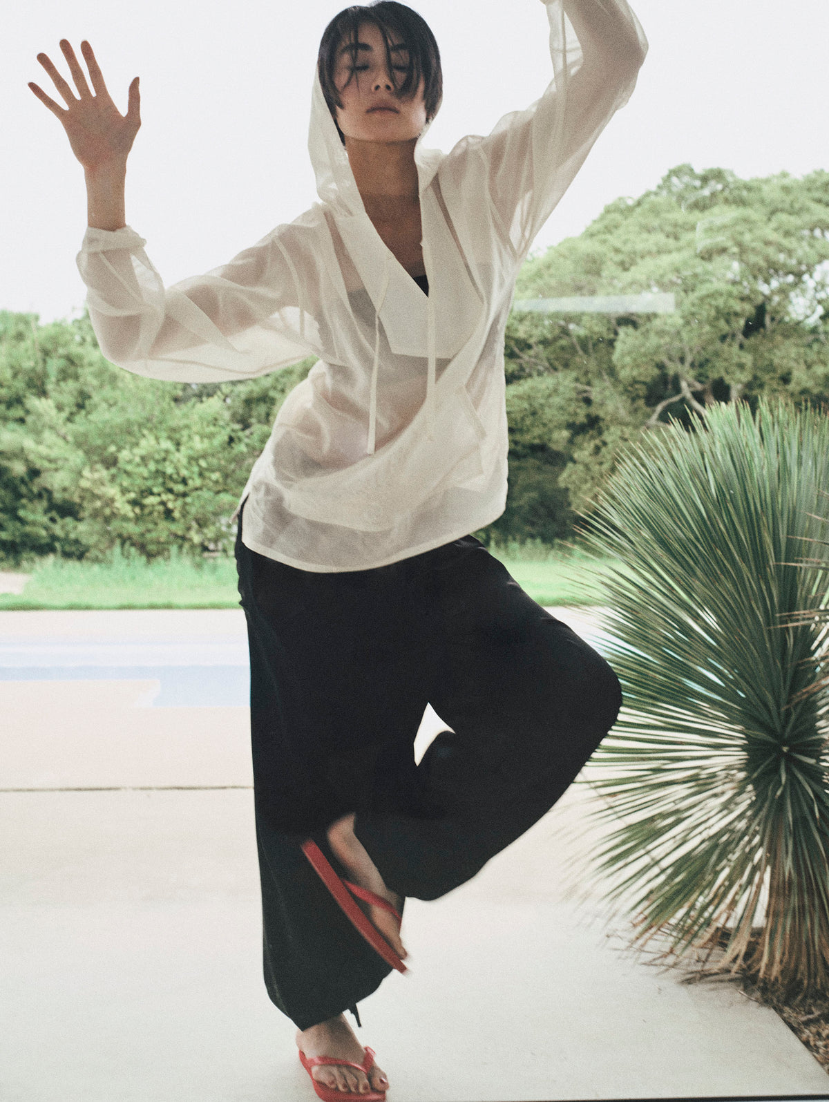 SHEER COTTON PARKA