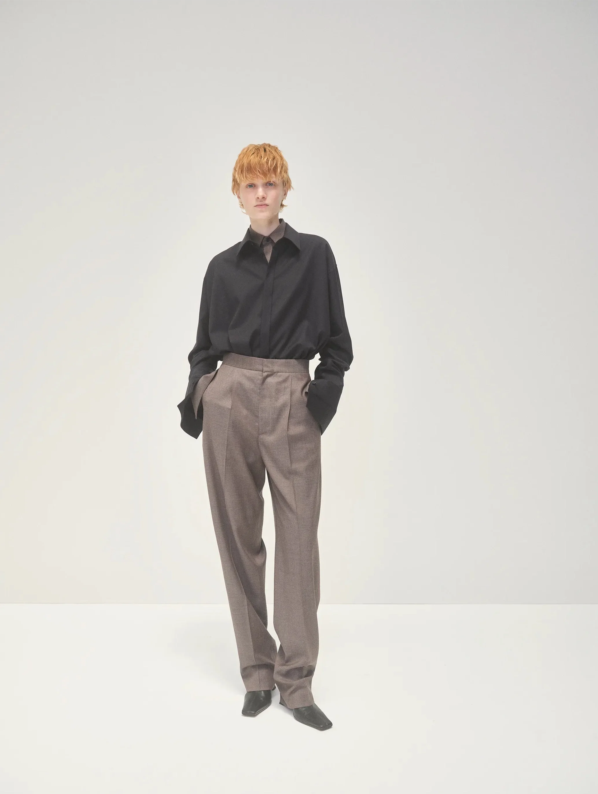 Serge Wool Tuck Pants Serge Wool Tuck Pants
