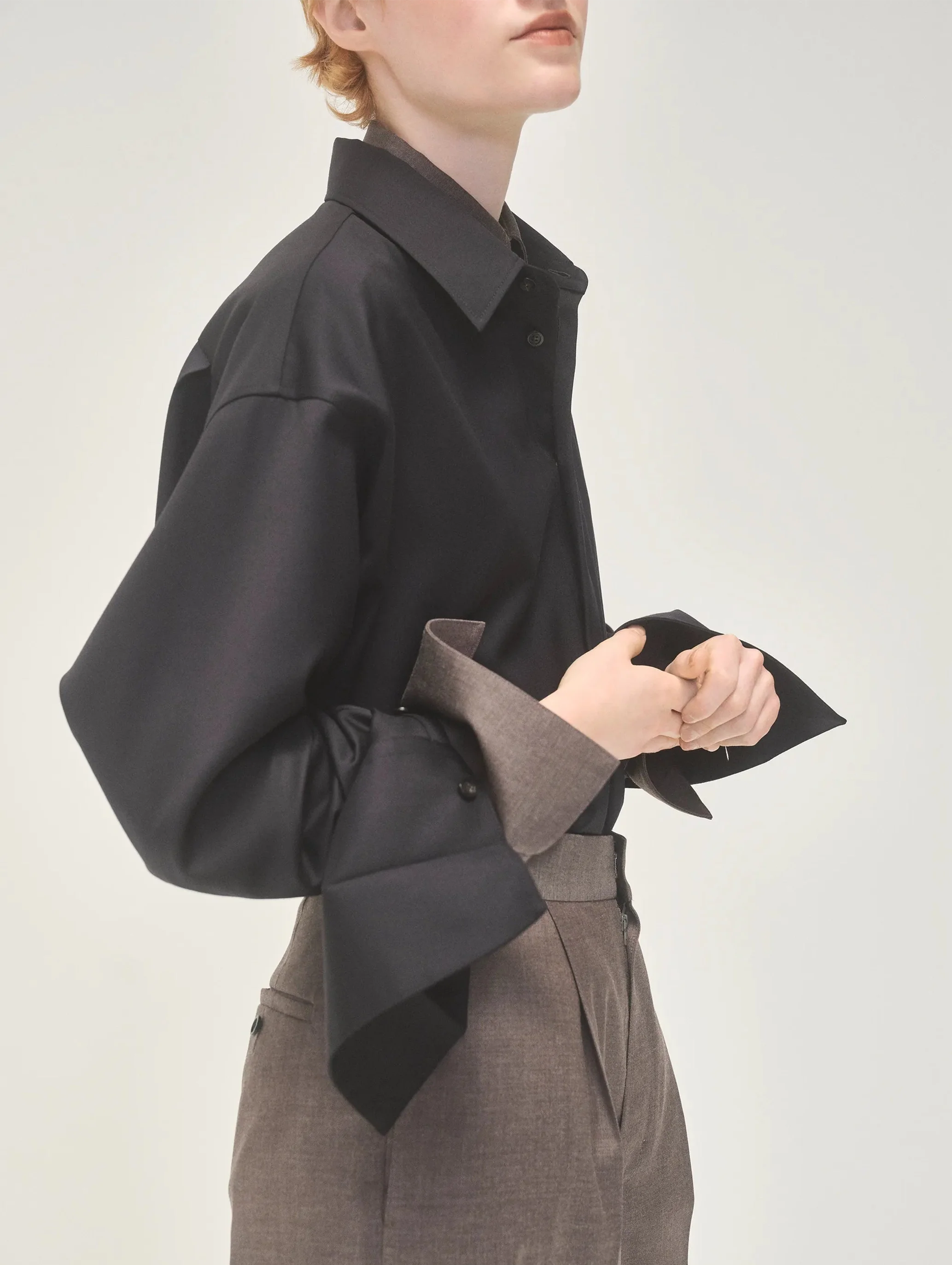 Serge Wool Tuck Pants Serge Wool Tuck Pants