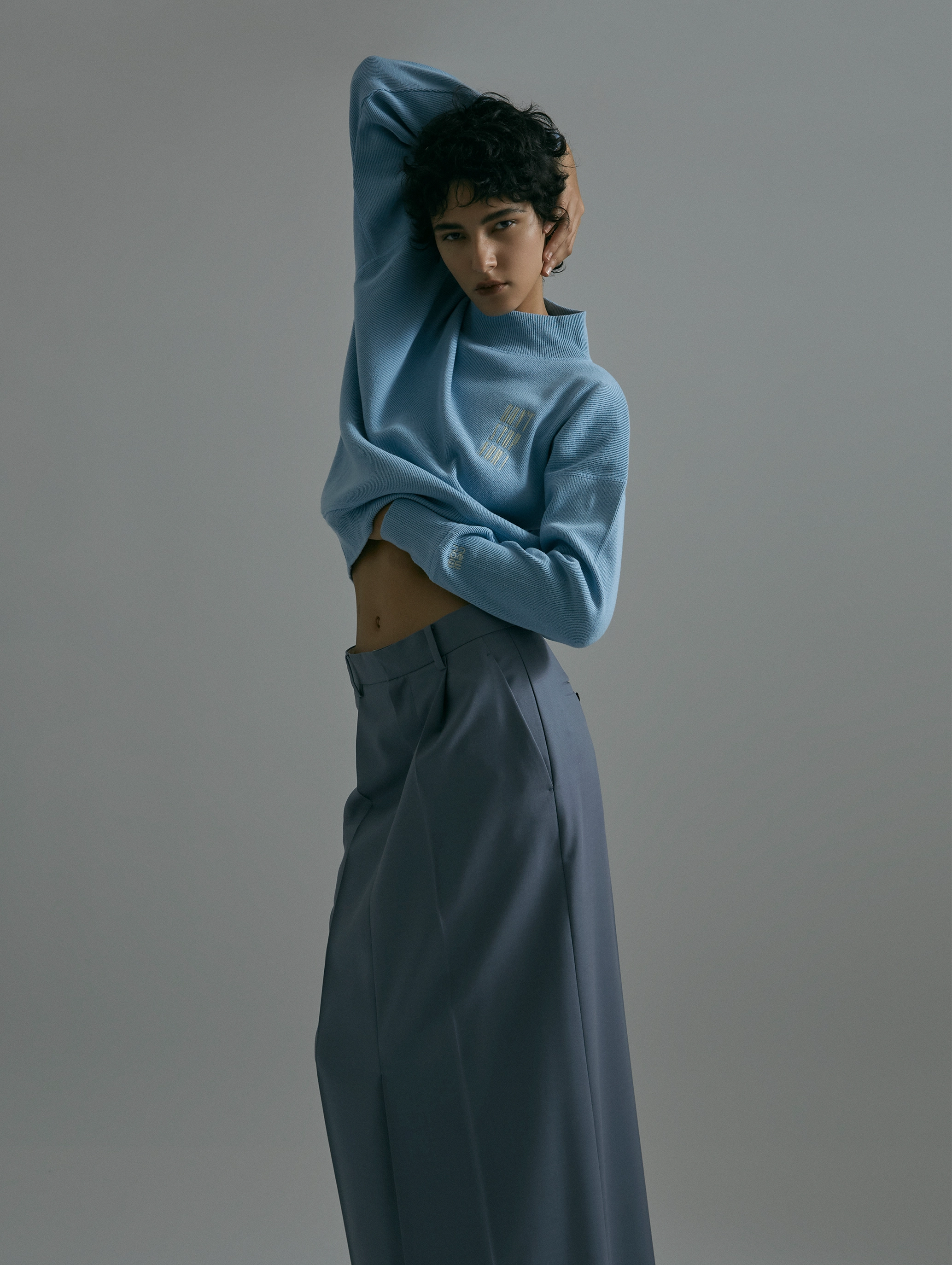 Wool Twill Skirt