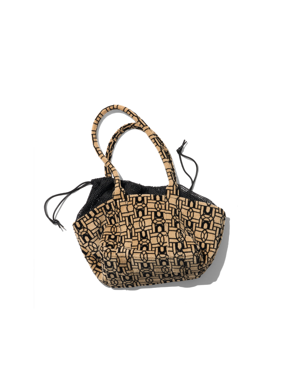 Mesh & Velvet Logo Bag