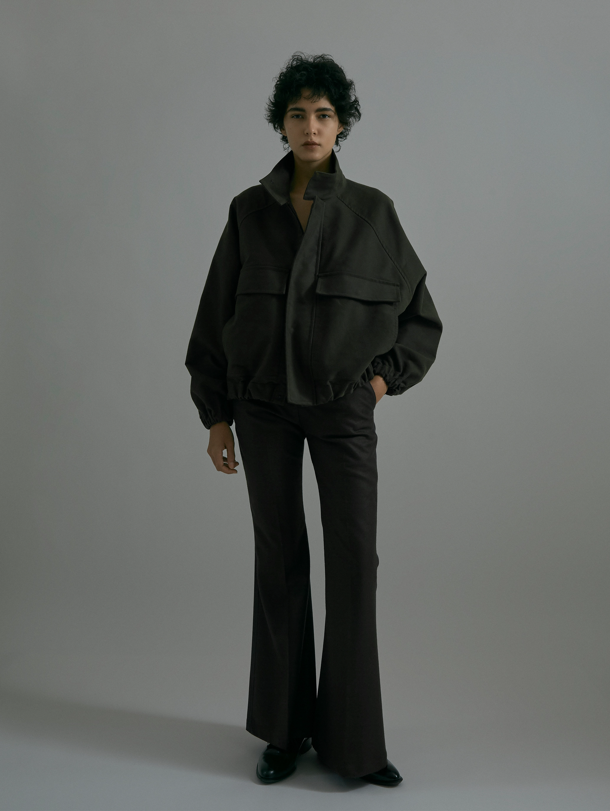 ジャケット・アウター Jentlouis Padded Stand Collar Blouson M ジャケット・アウター Jentlouis Padded Stand Collar Blouson M