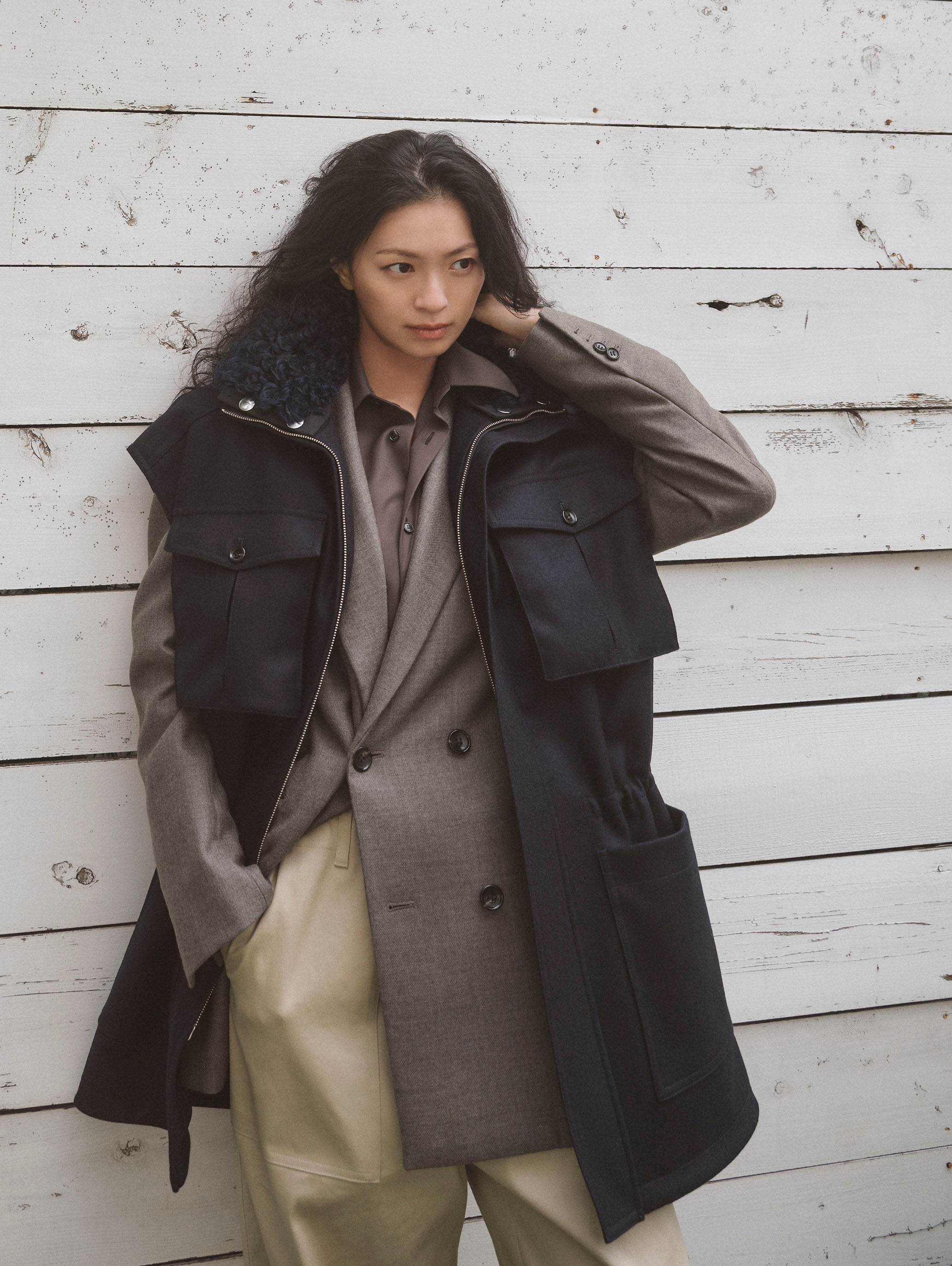 FUR UTILITY VEST
