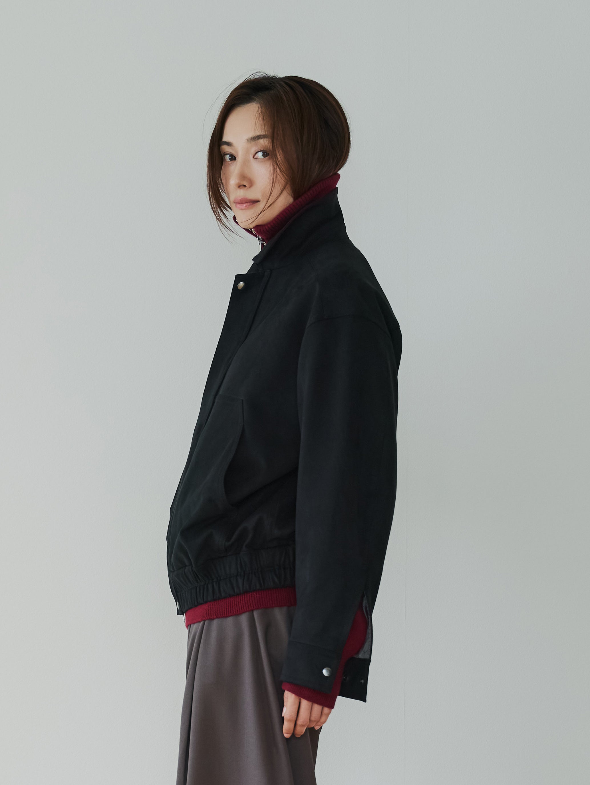 SUEDE BOMBER JACKET