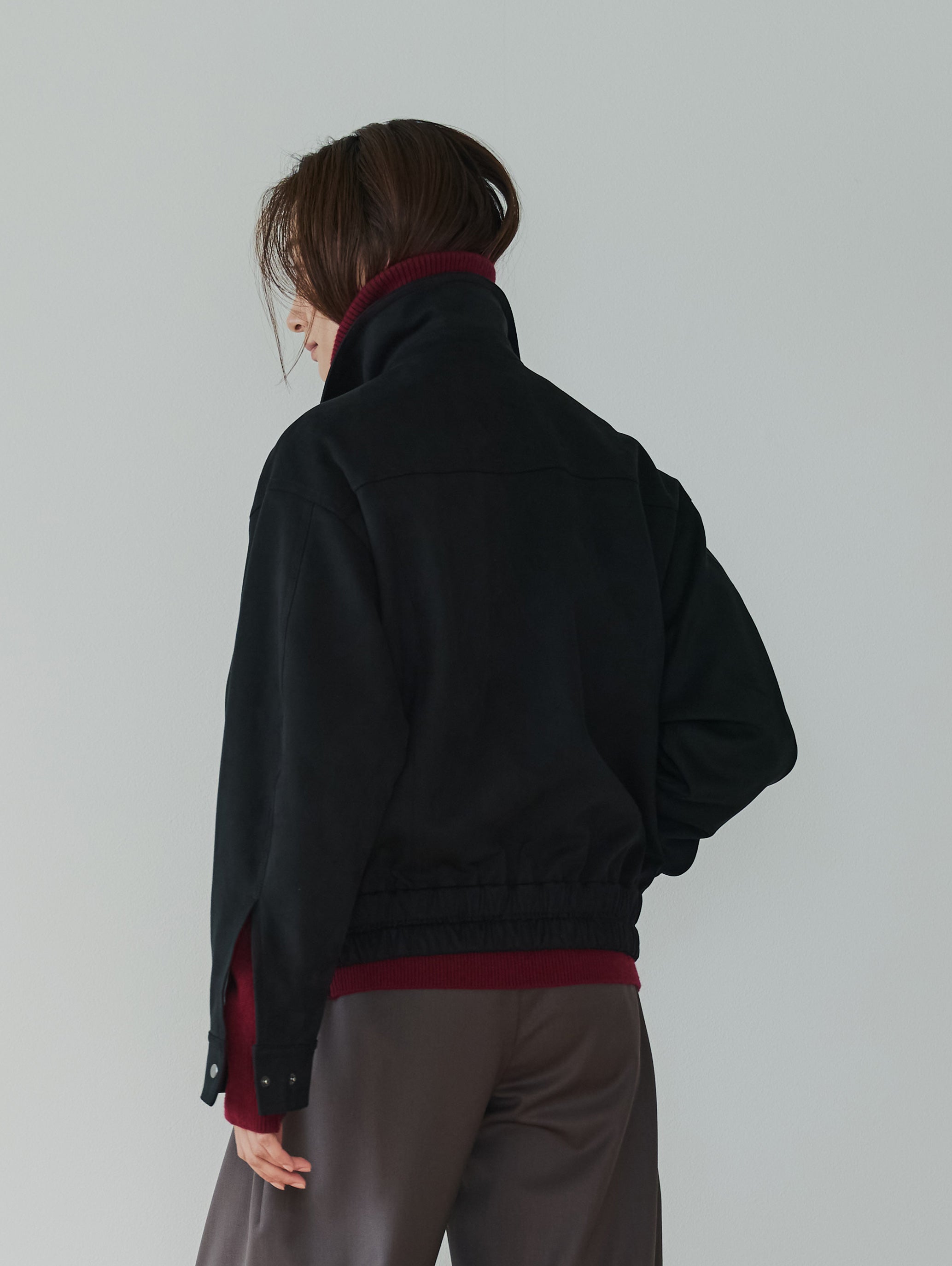 SUEDE BOMBER JACKET