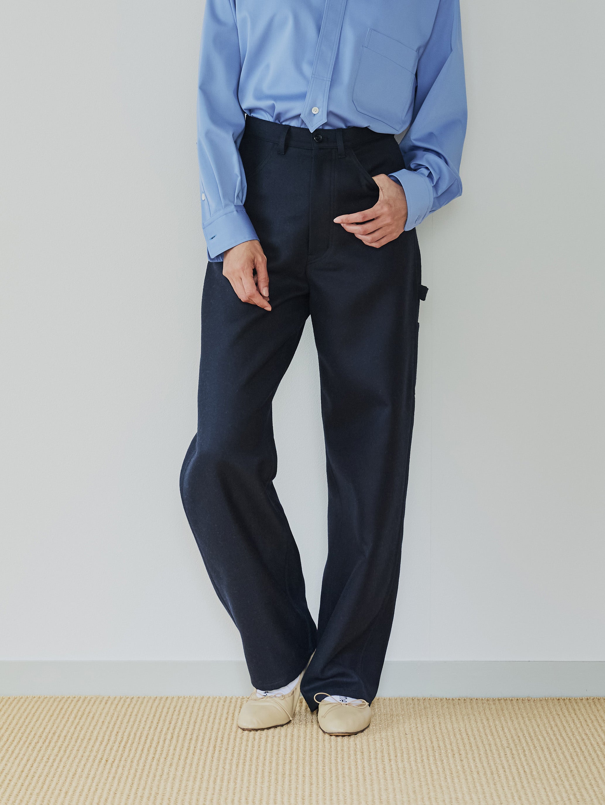 TWEEDY PAINTER PANTS