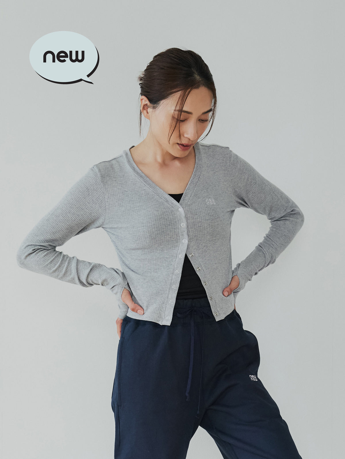 CASHMERE BLENDED CARDIGAN