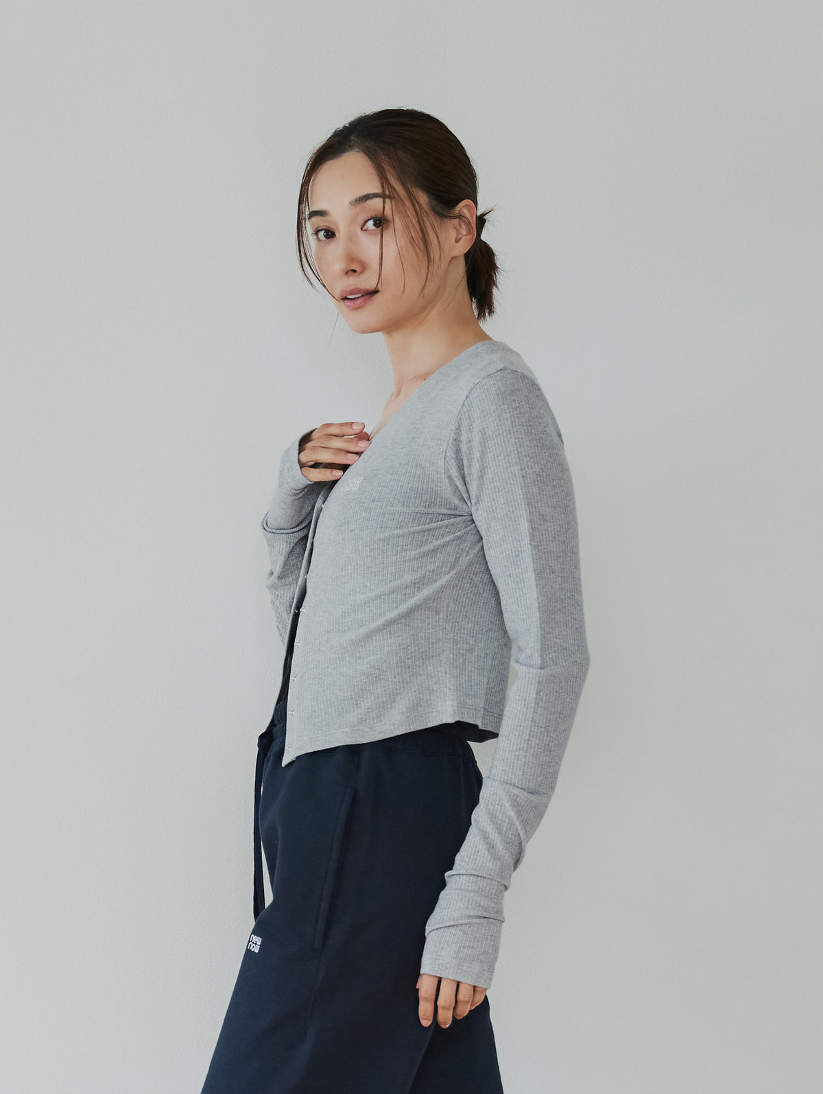 CASHMERE BLENDED CARDIGAN