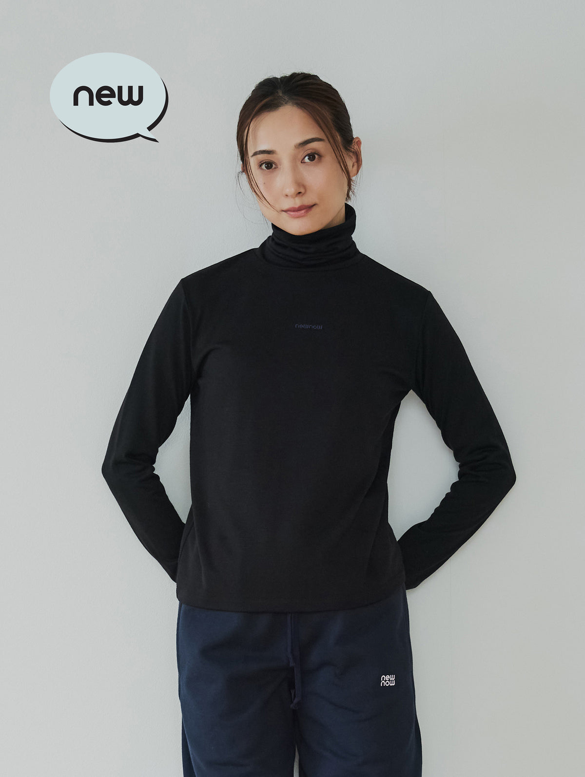 FINE MERINO WOOL HIGH NECK PULLOVER