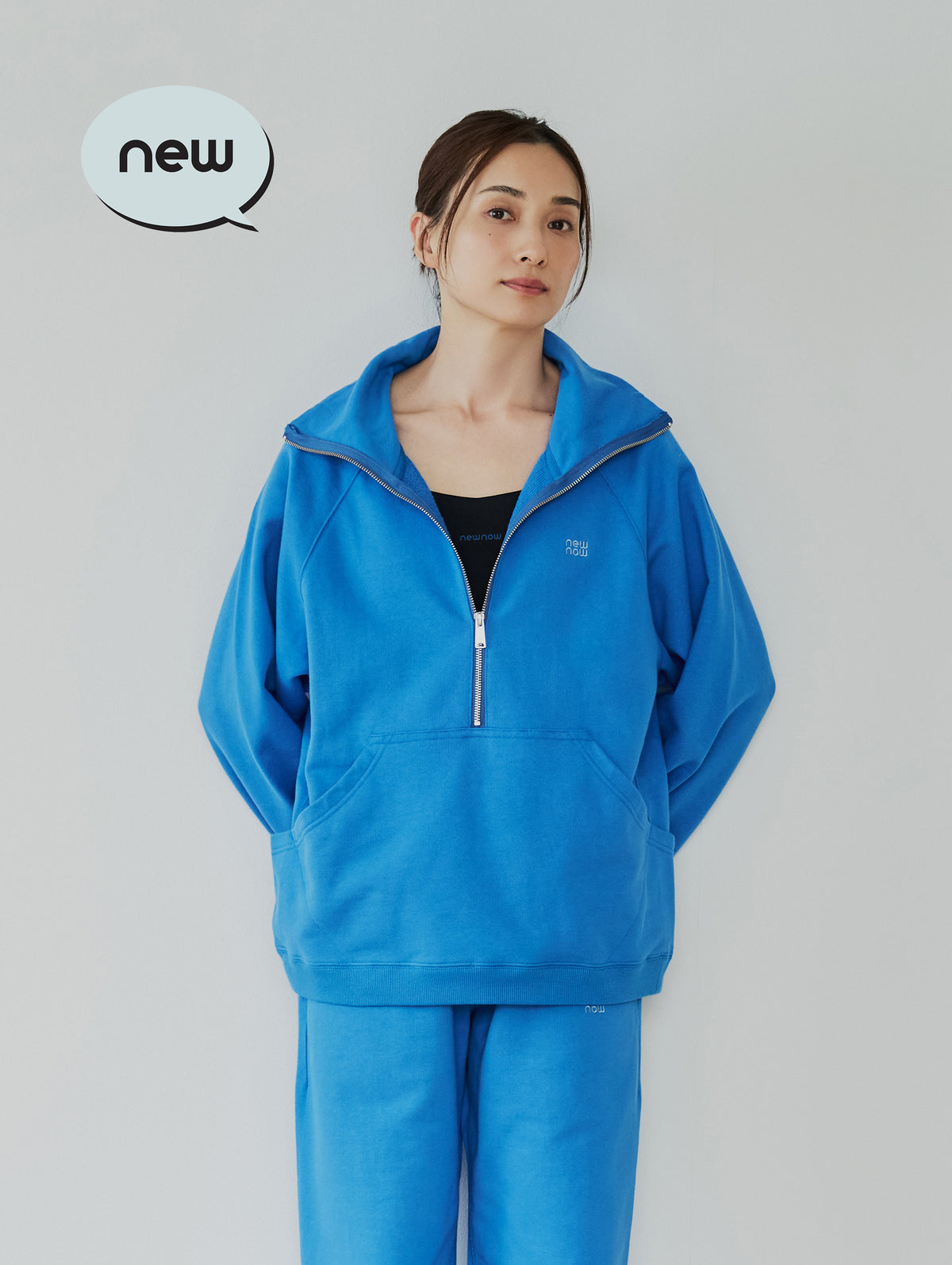 SIGNATURE HALF ZIP SWEAT