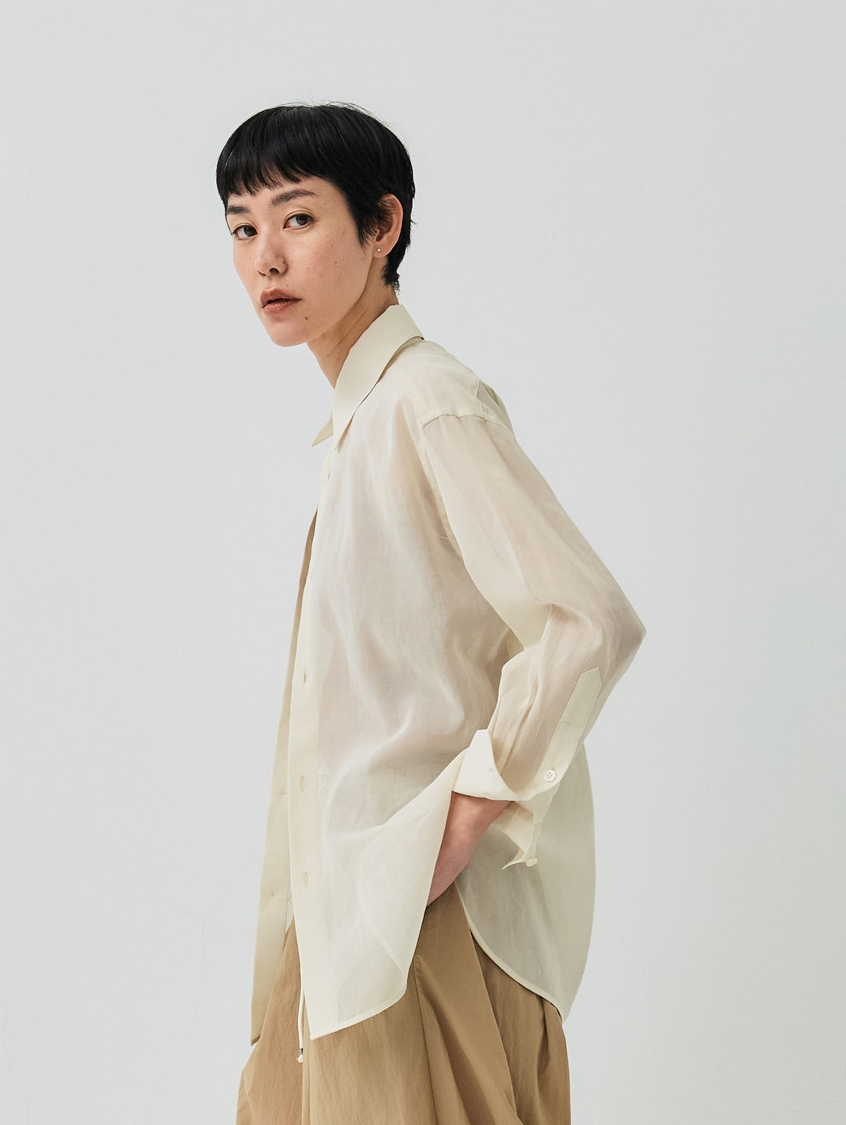 SHEER COTTON SHIRT