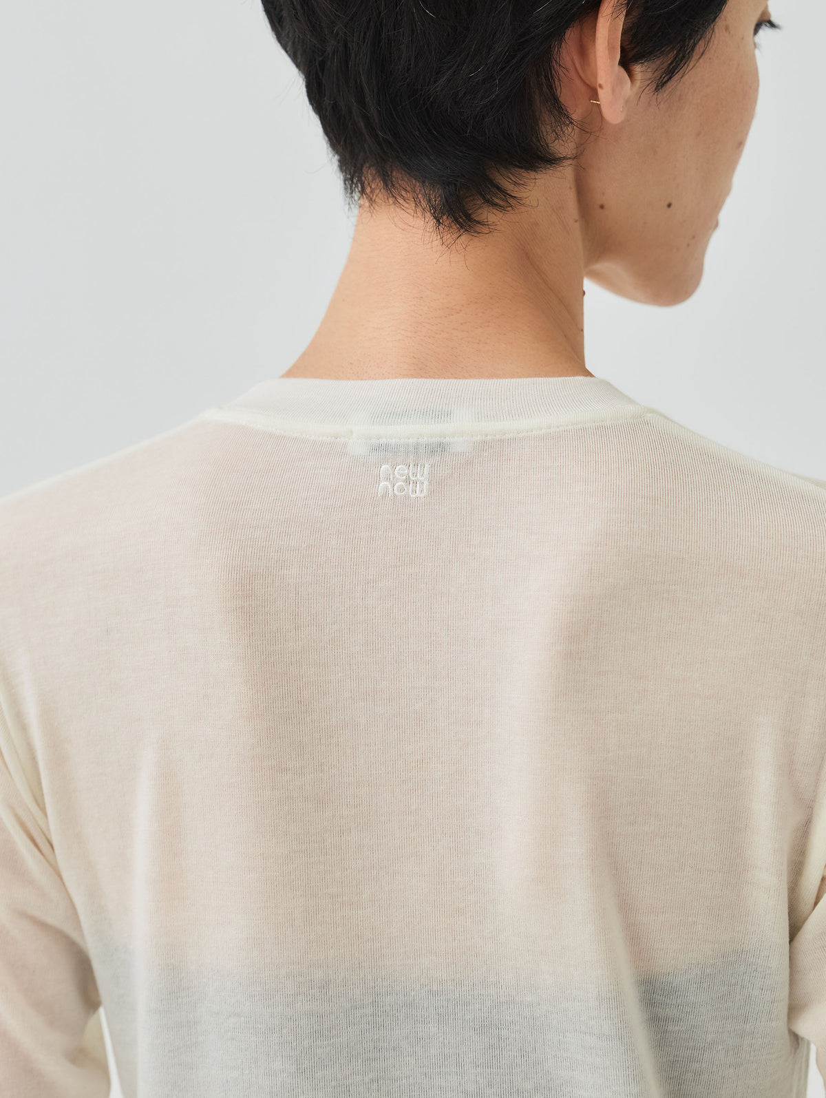 CASHMERE SILK CREWNECK CARDIGAN