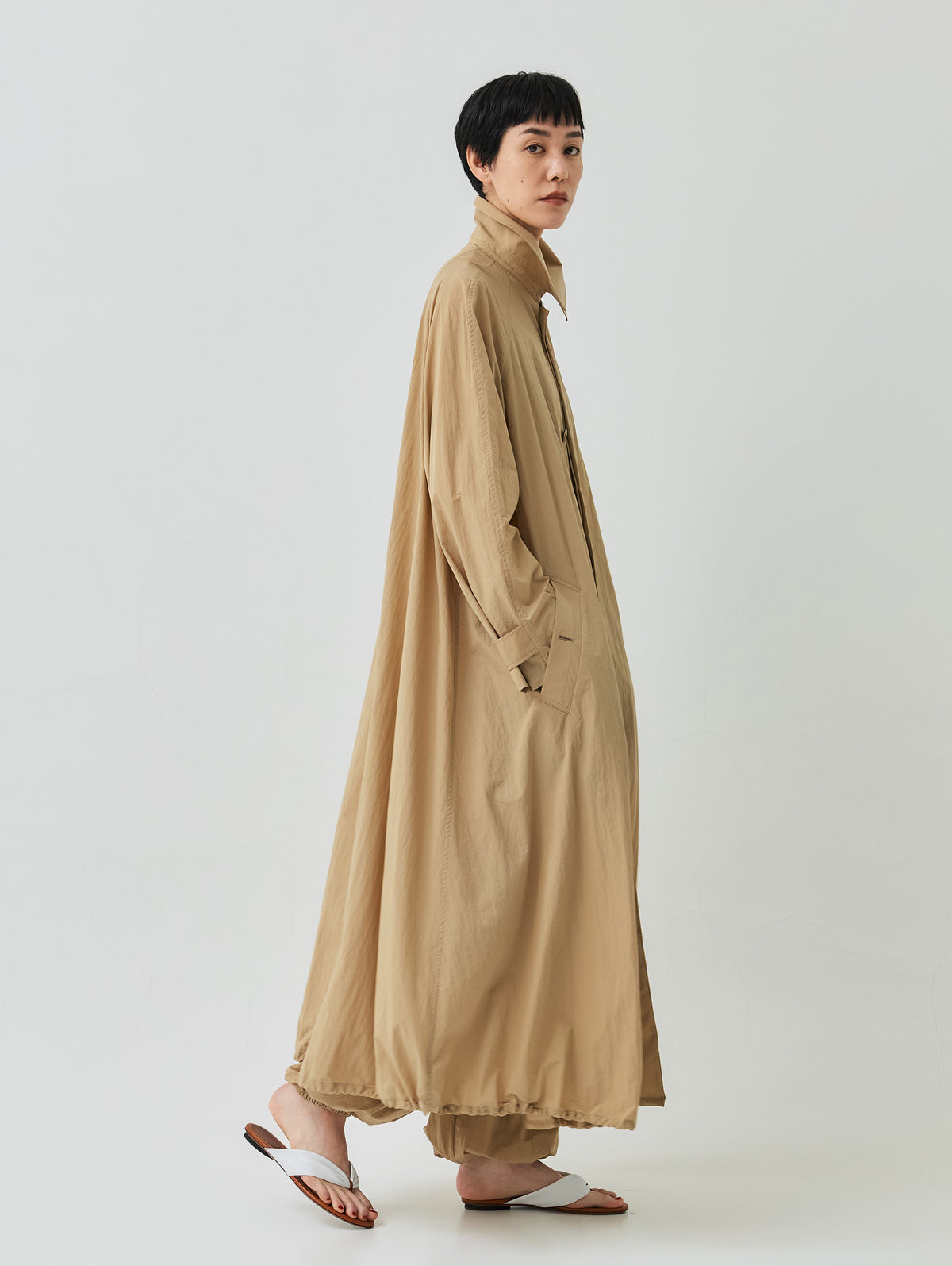 ALL-WEATHER BAL COLLAR COAT
