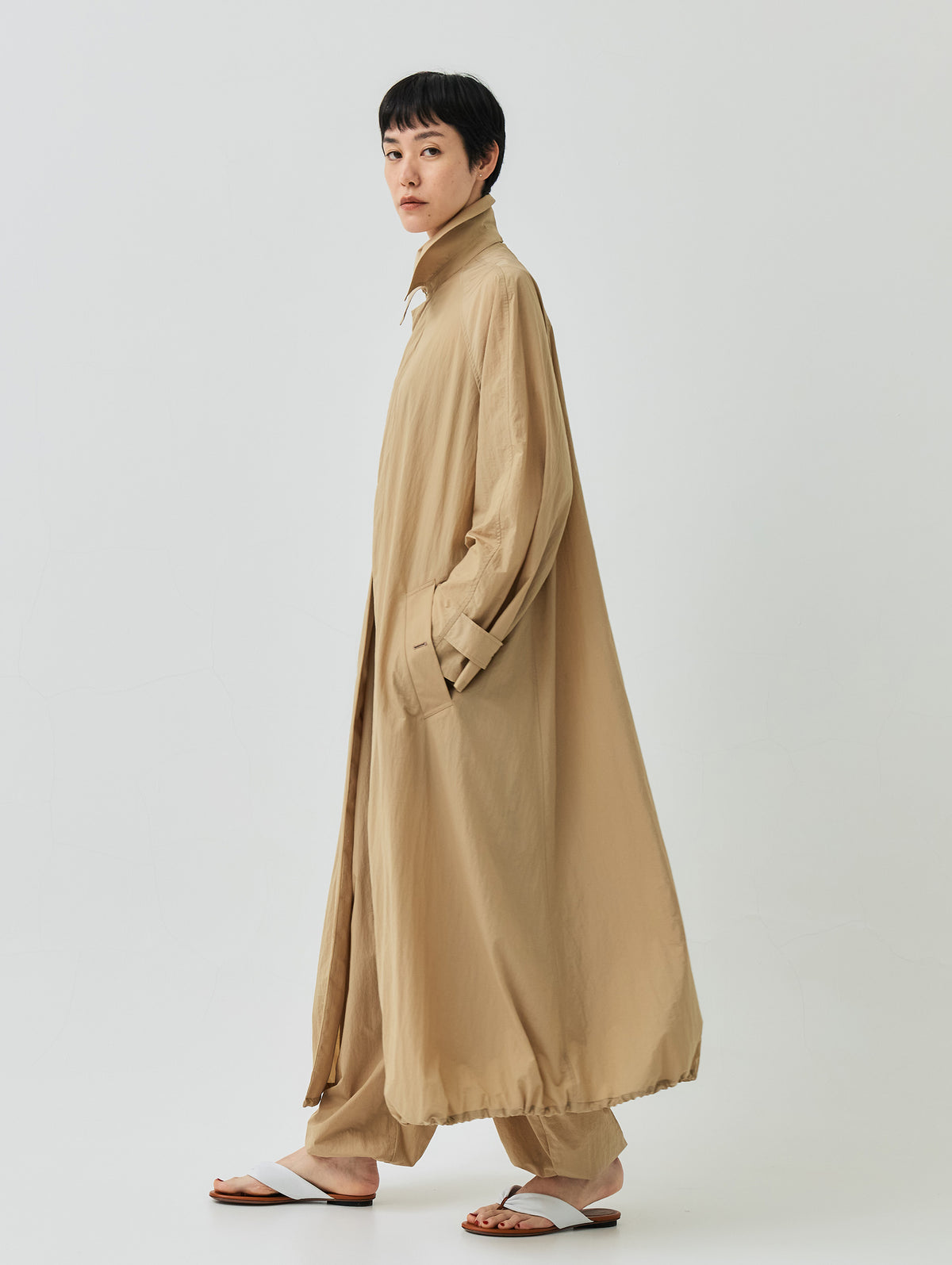 ALL-WEATHER BAL COLLAR COAT