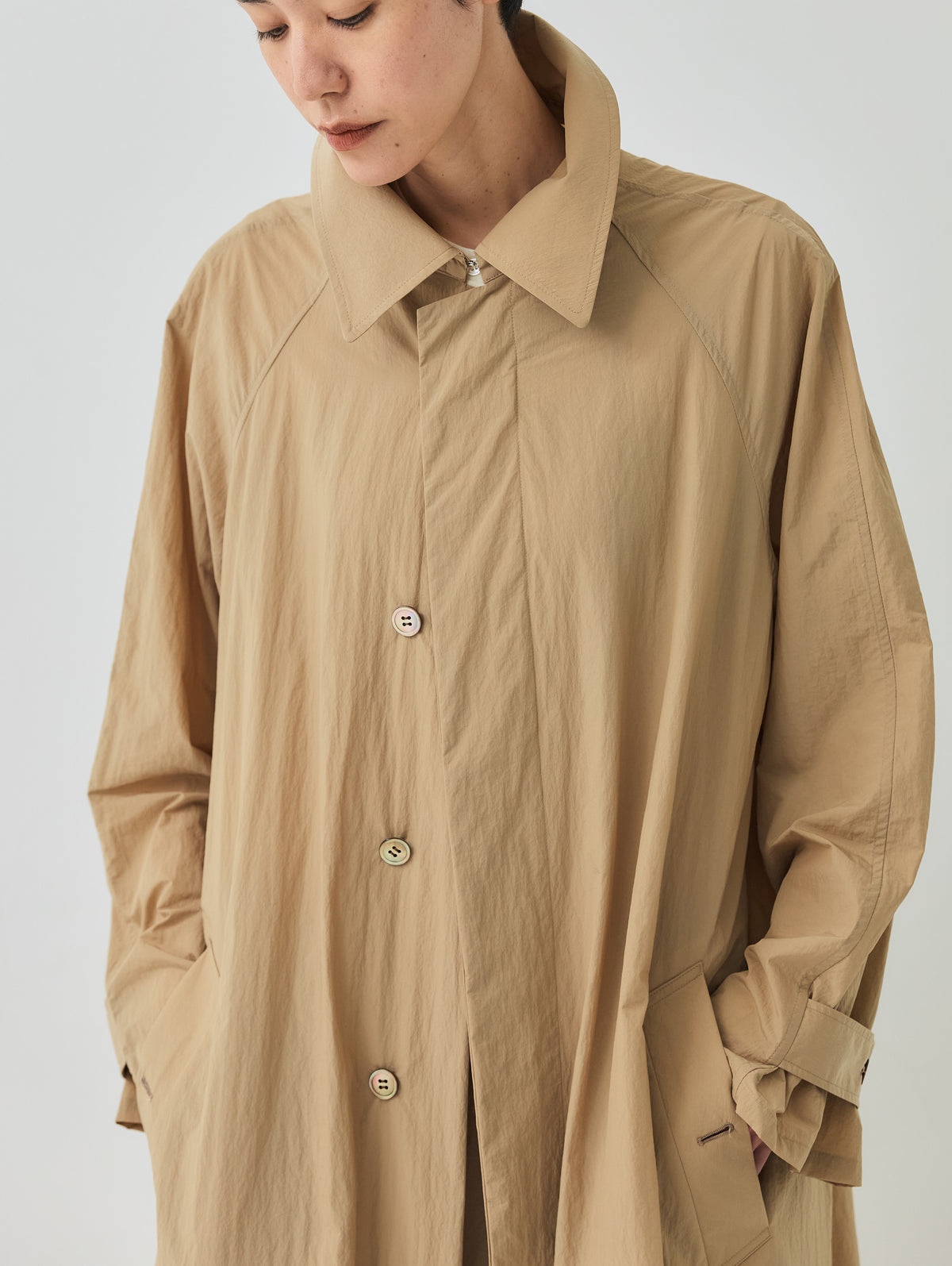 ALL-WEATHER BAL COLLAR COAT