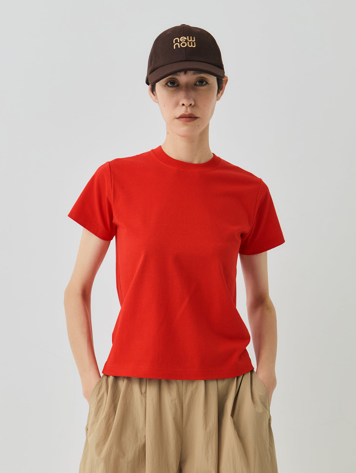 newnow Wool Logo Cap