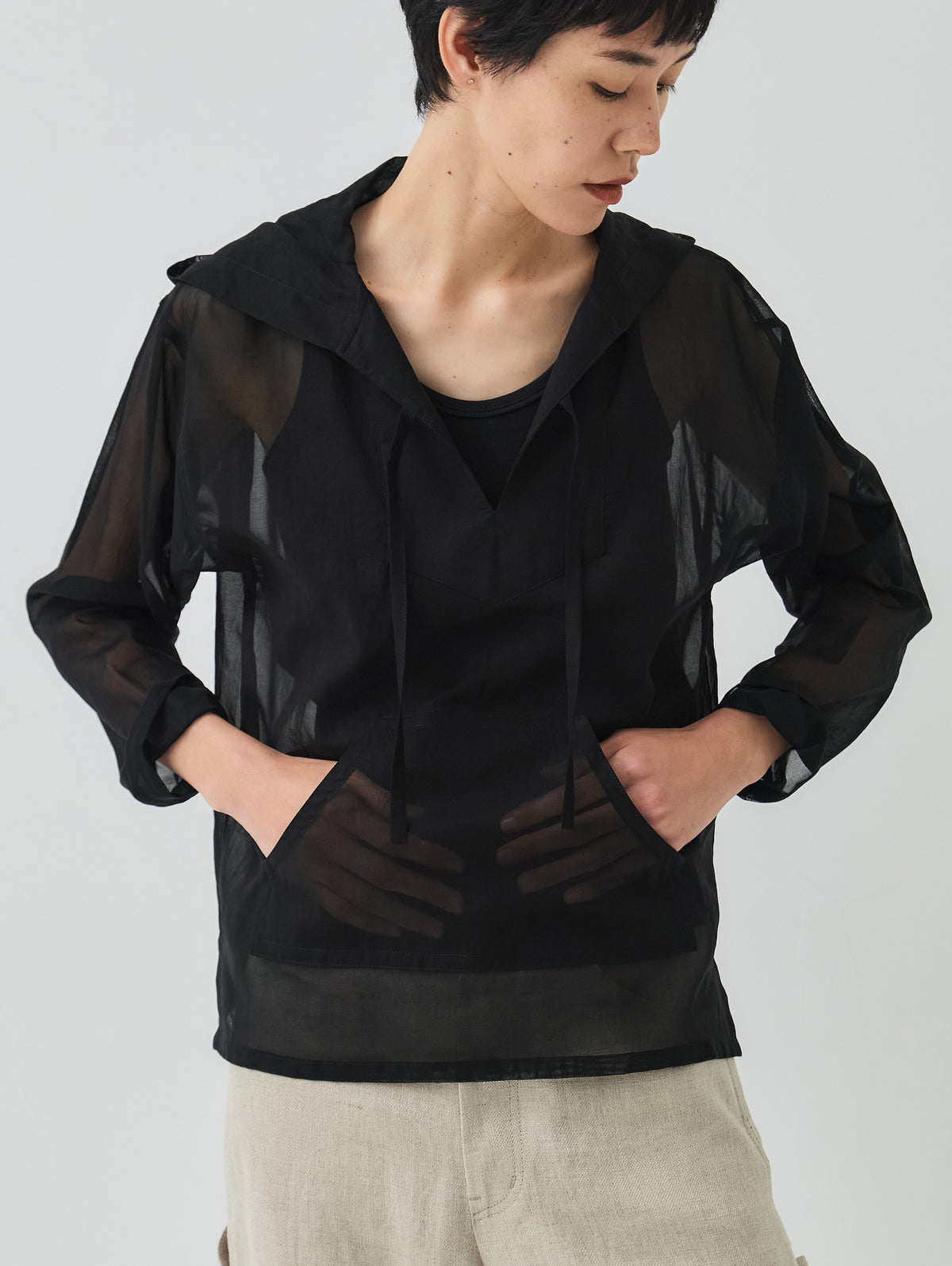 SHEER COTTON PARKA