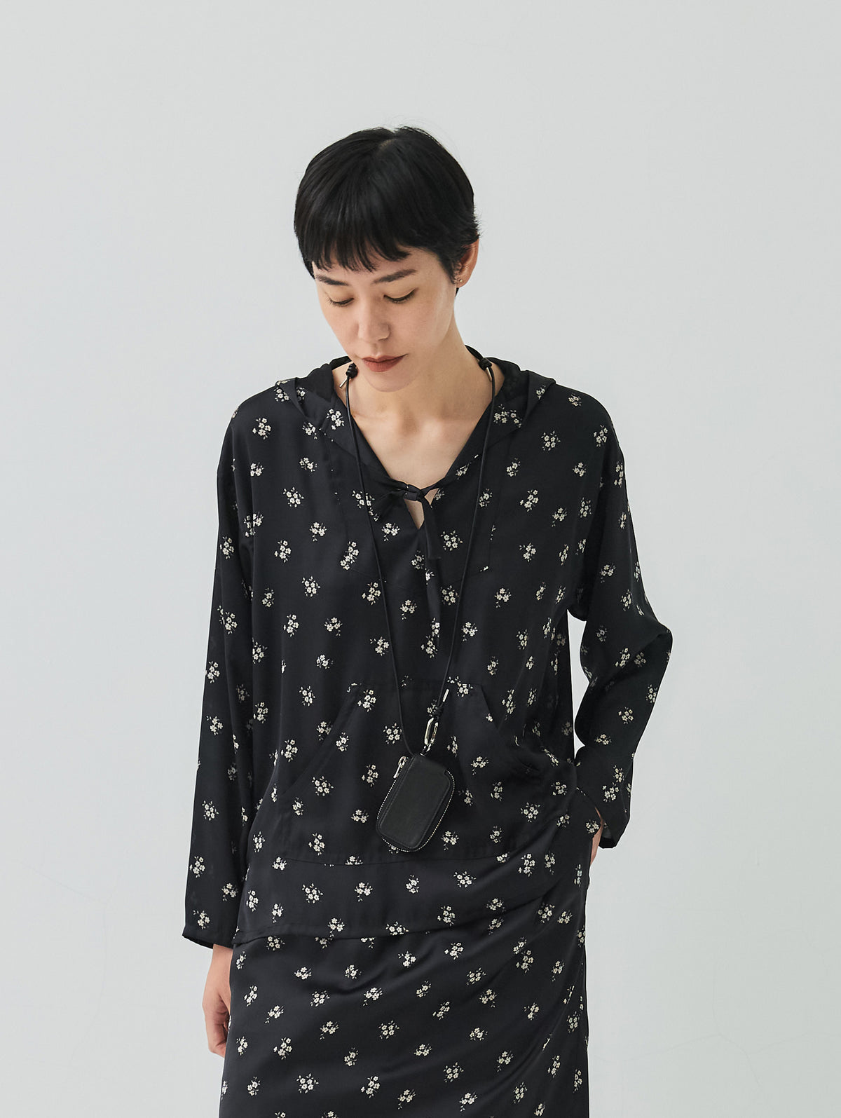 FLOWER PRINTED MEXICAN PARKA