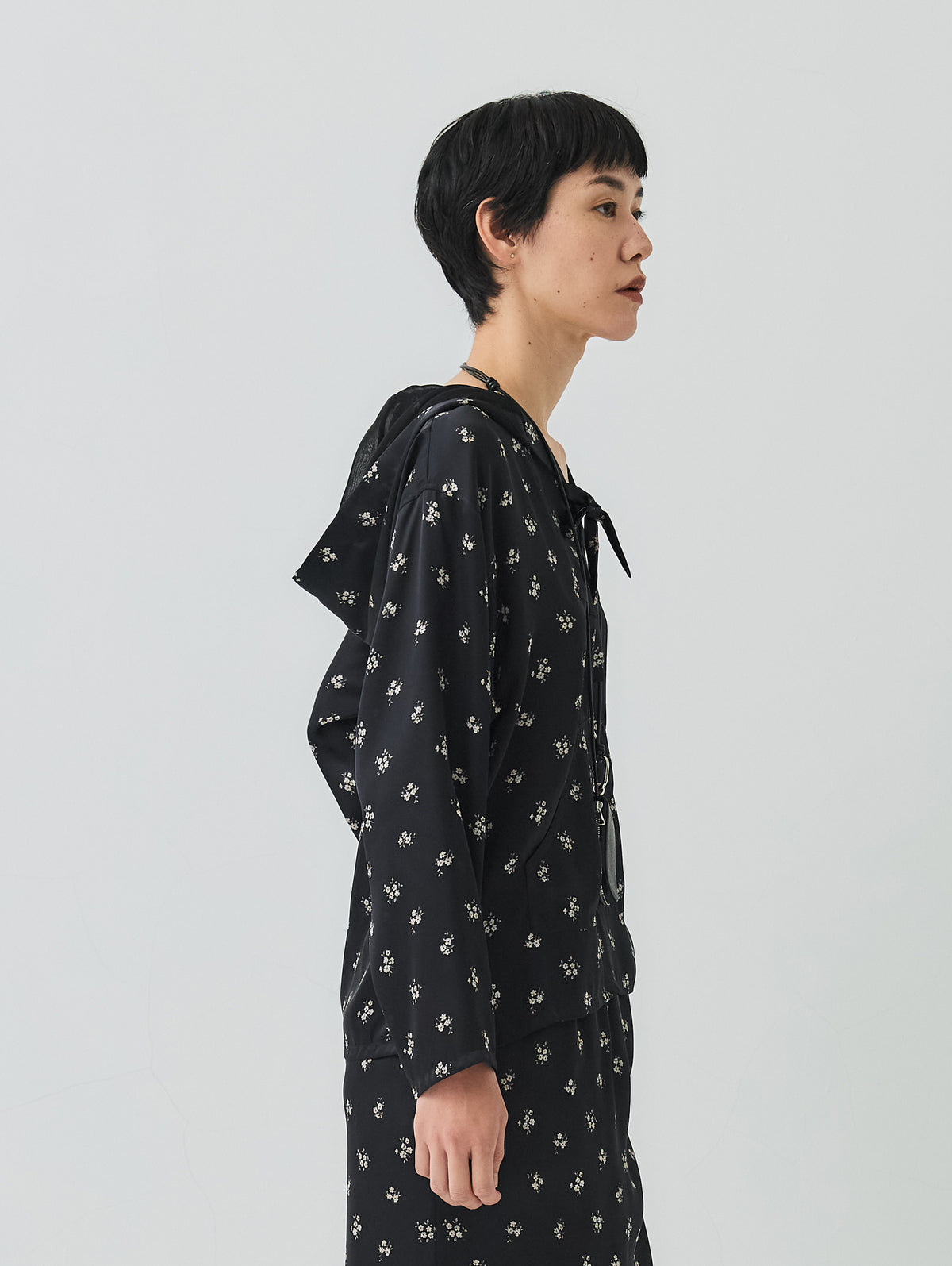 FLOWER PRINTED MEXICAN PARKA