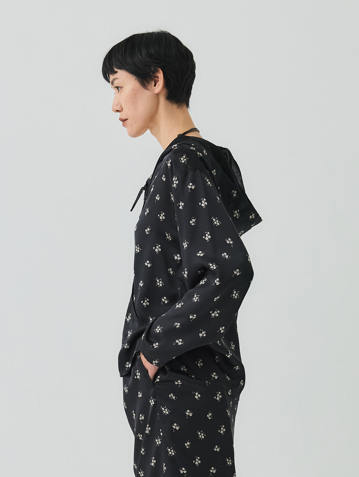 FLOWER PRINTED MEXICAN PARKA