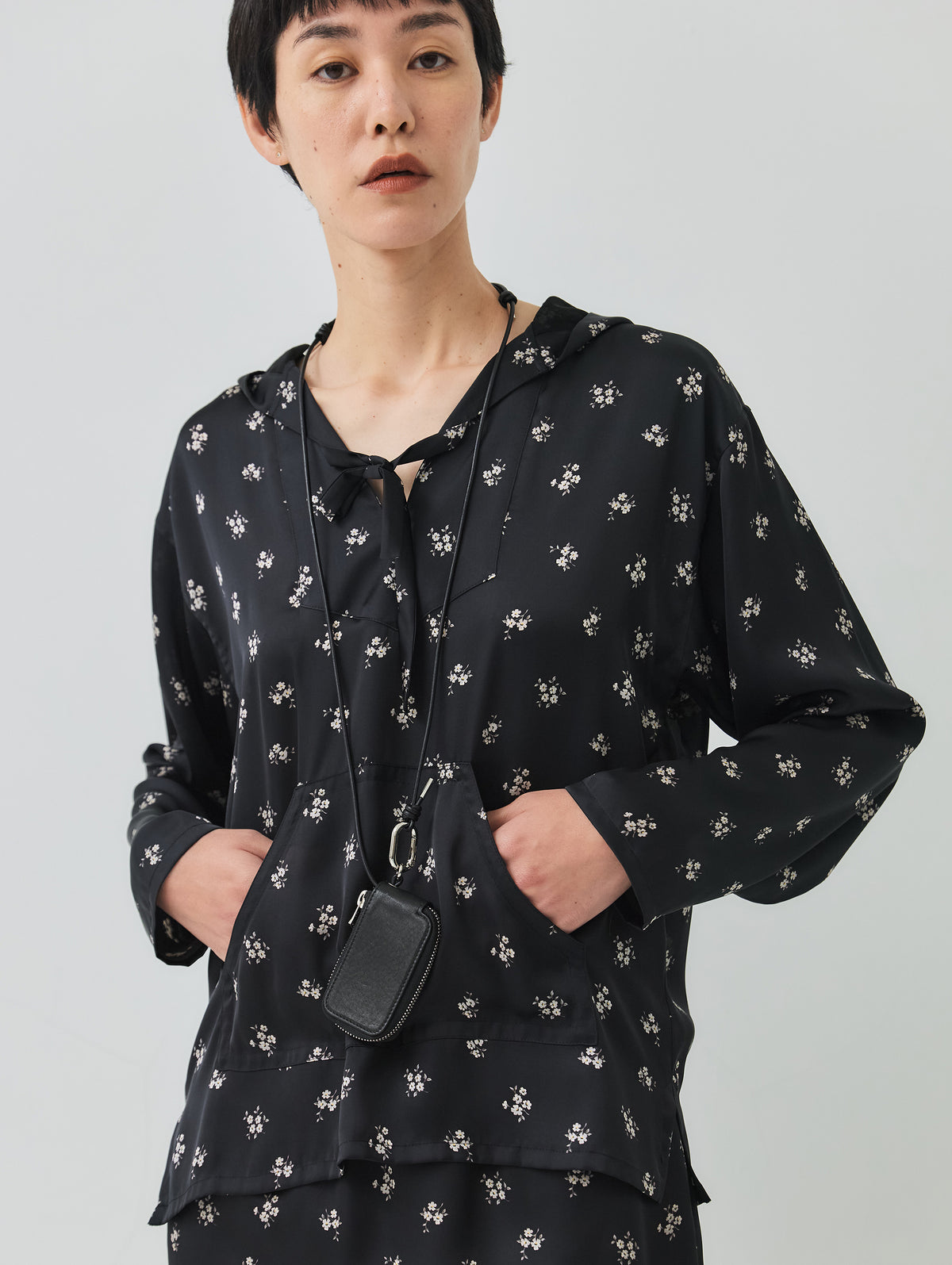 FLOWER PRINTED MEXICAN PARKA
