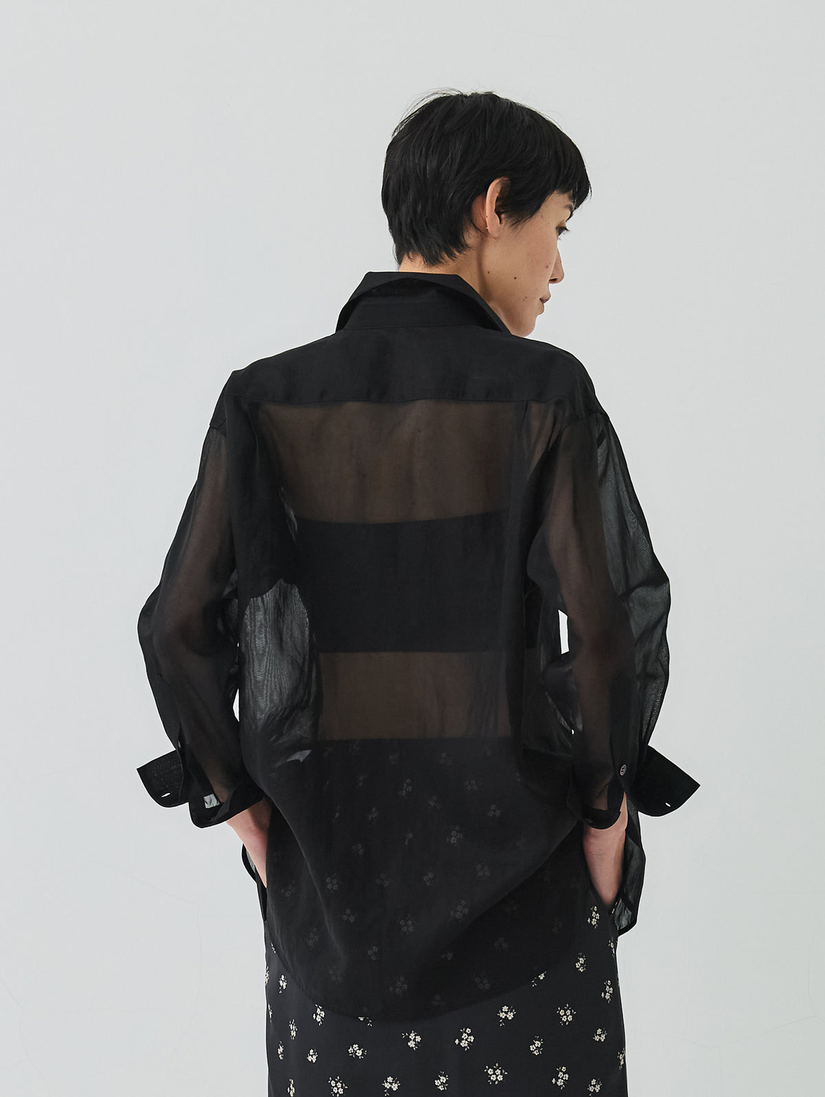 SHEER COTTON SHIRT