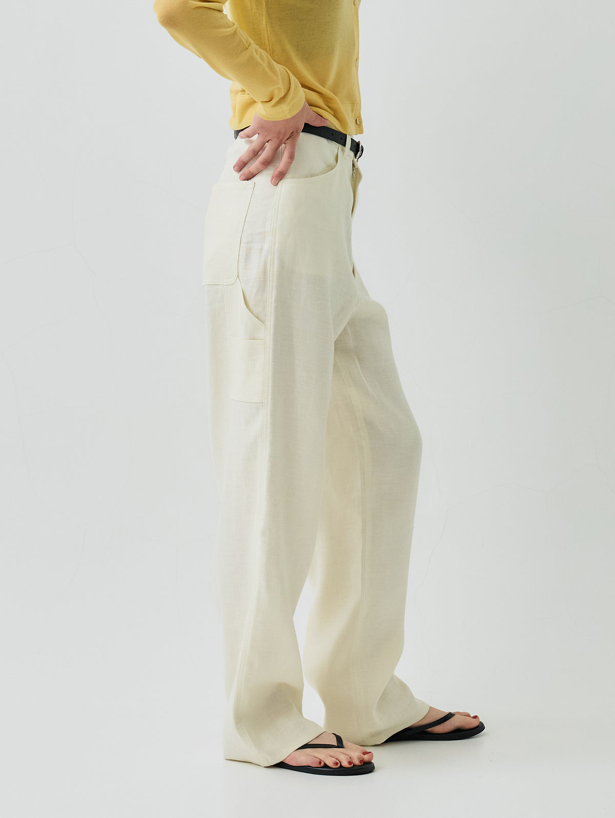 WASHABLE LINEN PAINTER PANTS