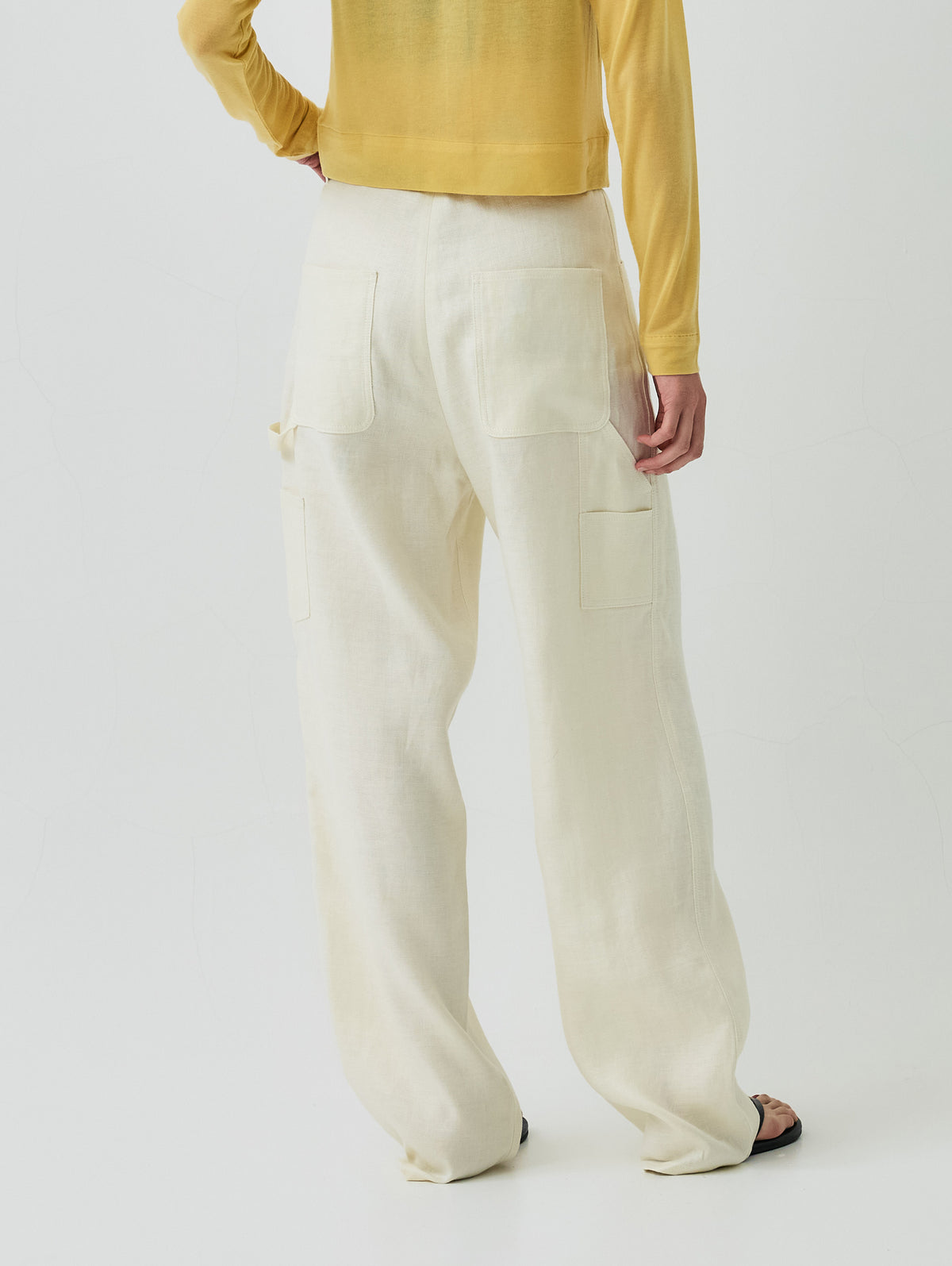 WASHABLE LINEN PAINTER PANTS