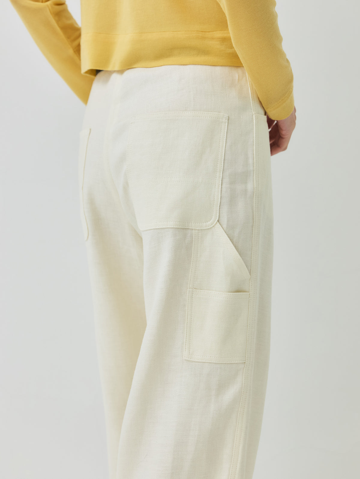 WASHABLE LINEN PAINTER PANTS