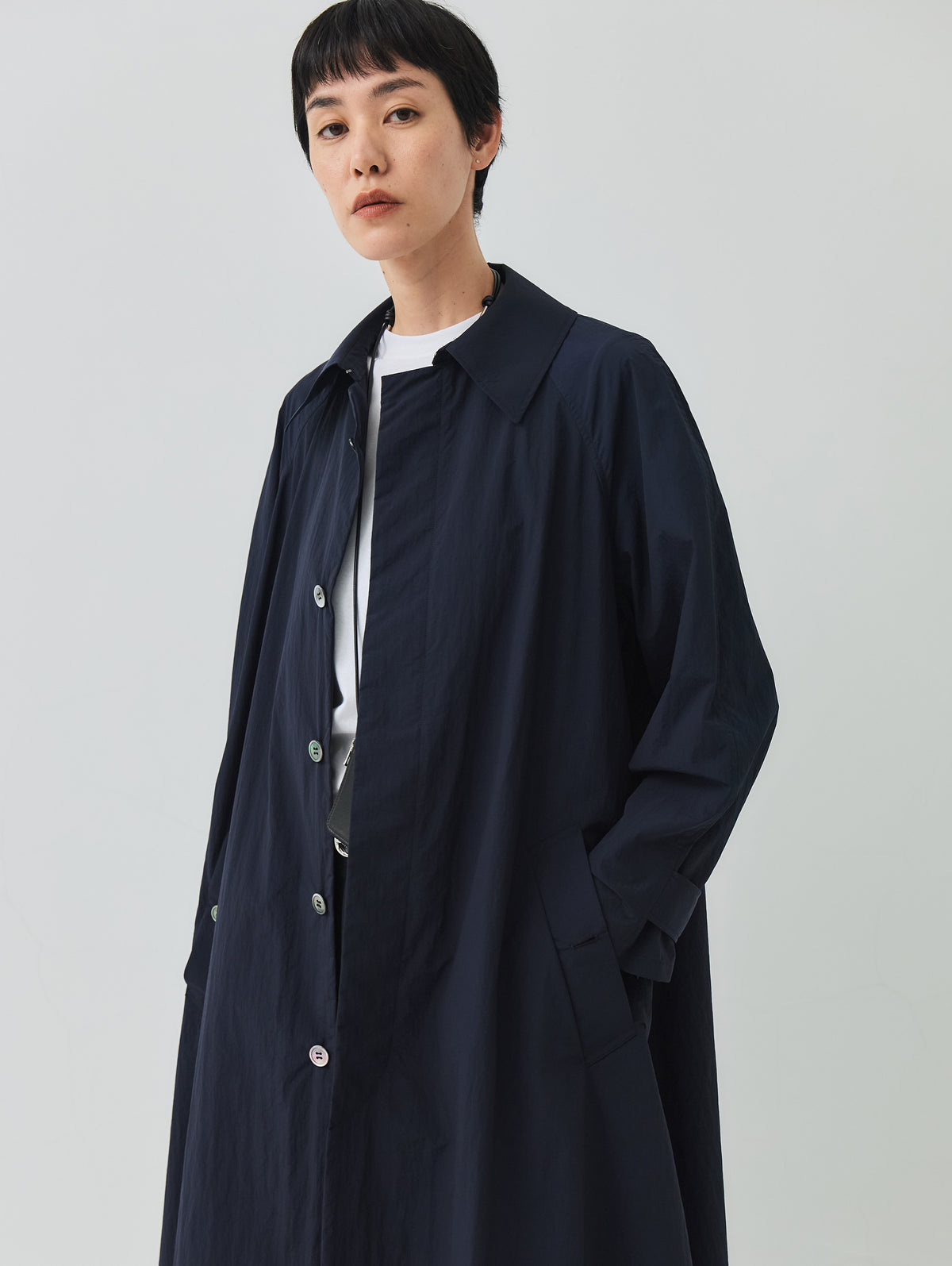 ALL-WEATHER BAL COLLAR COAT