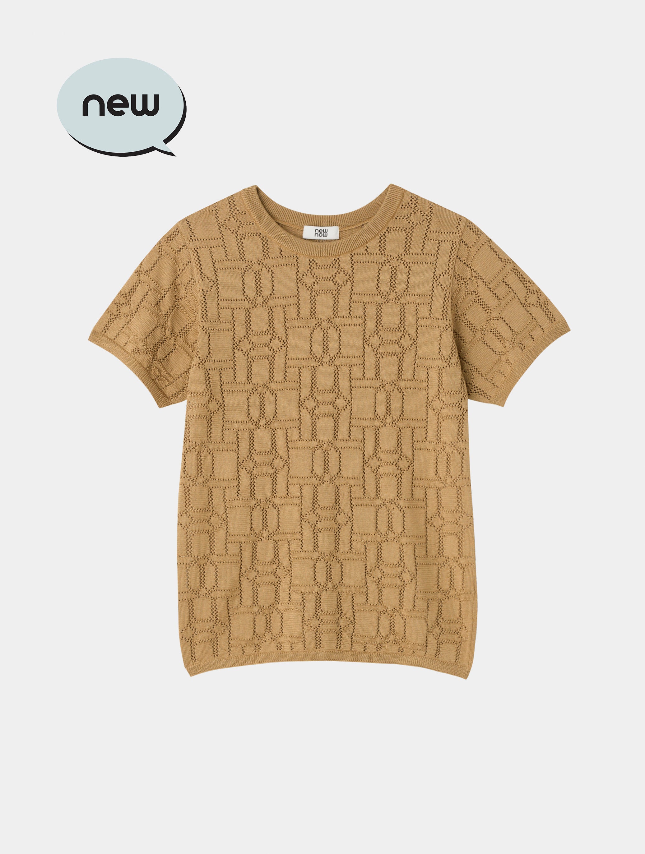 Openwork Knit Tee