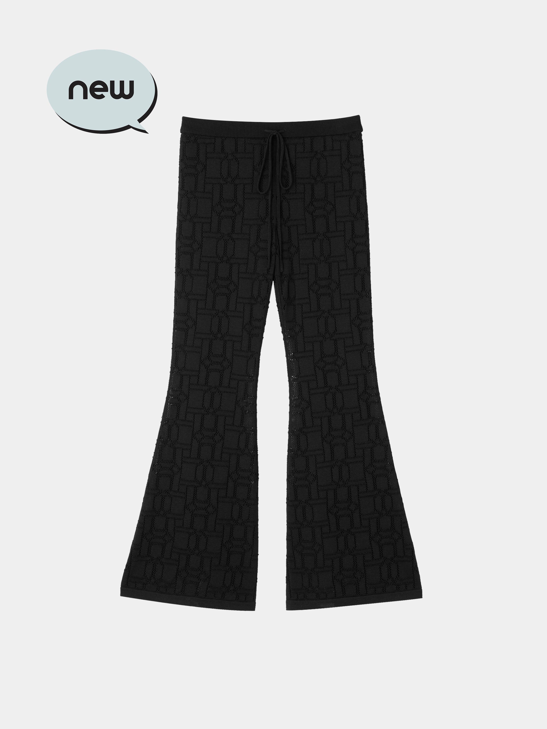 Openwork Knit Pants