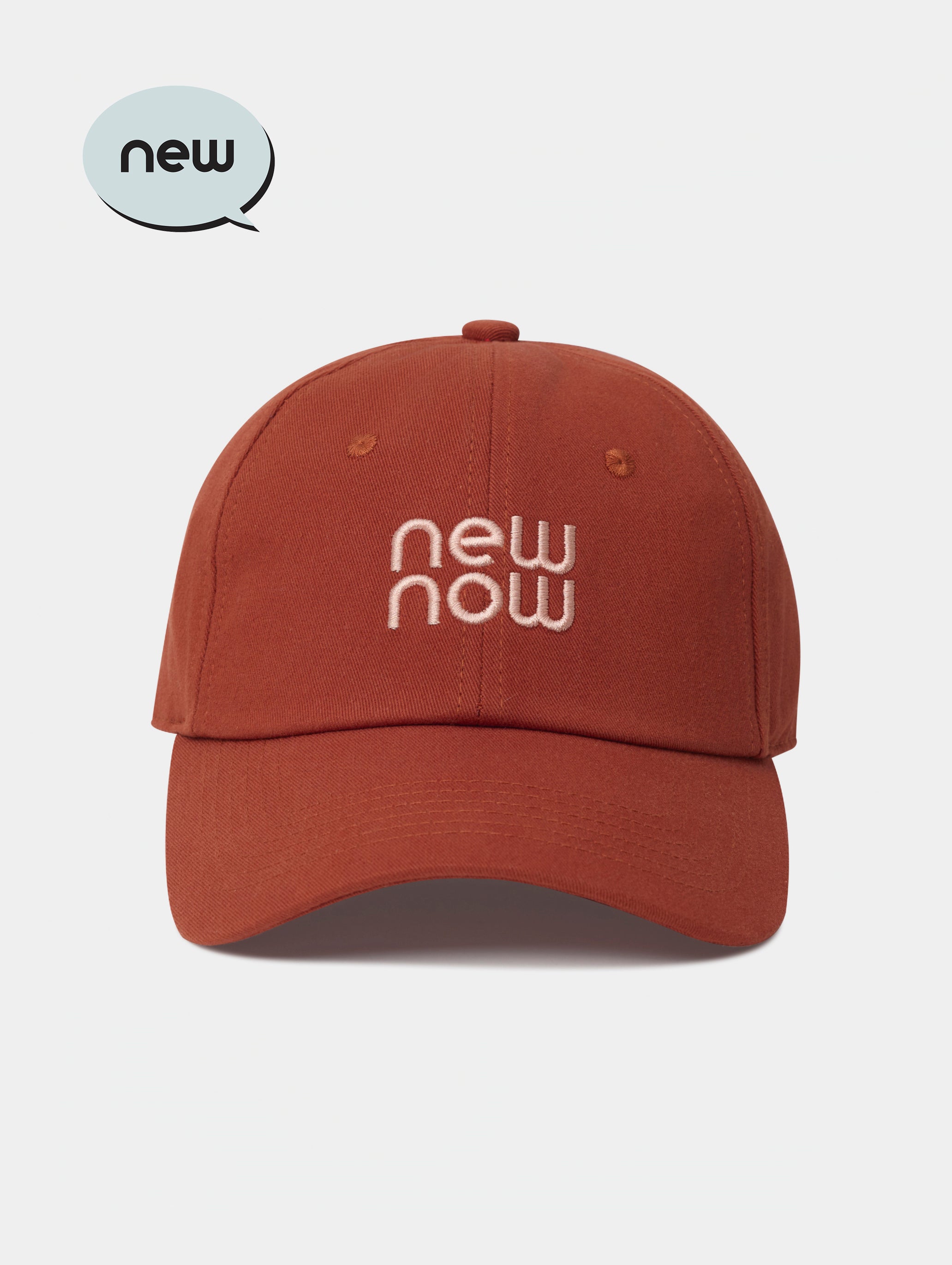 newnow キャップ　ブラック newnow Logo Cap
