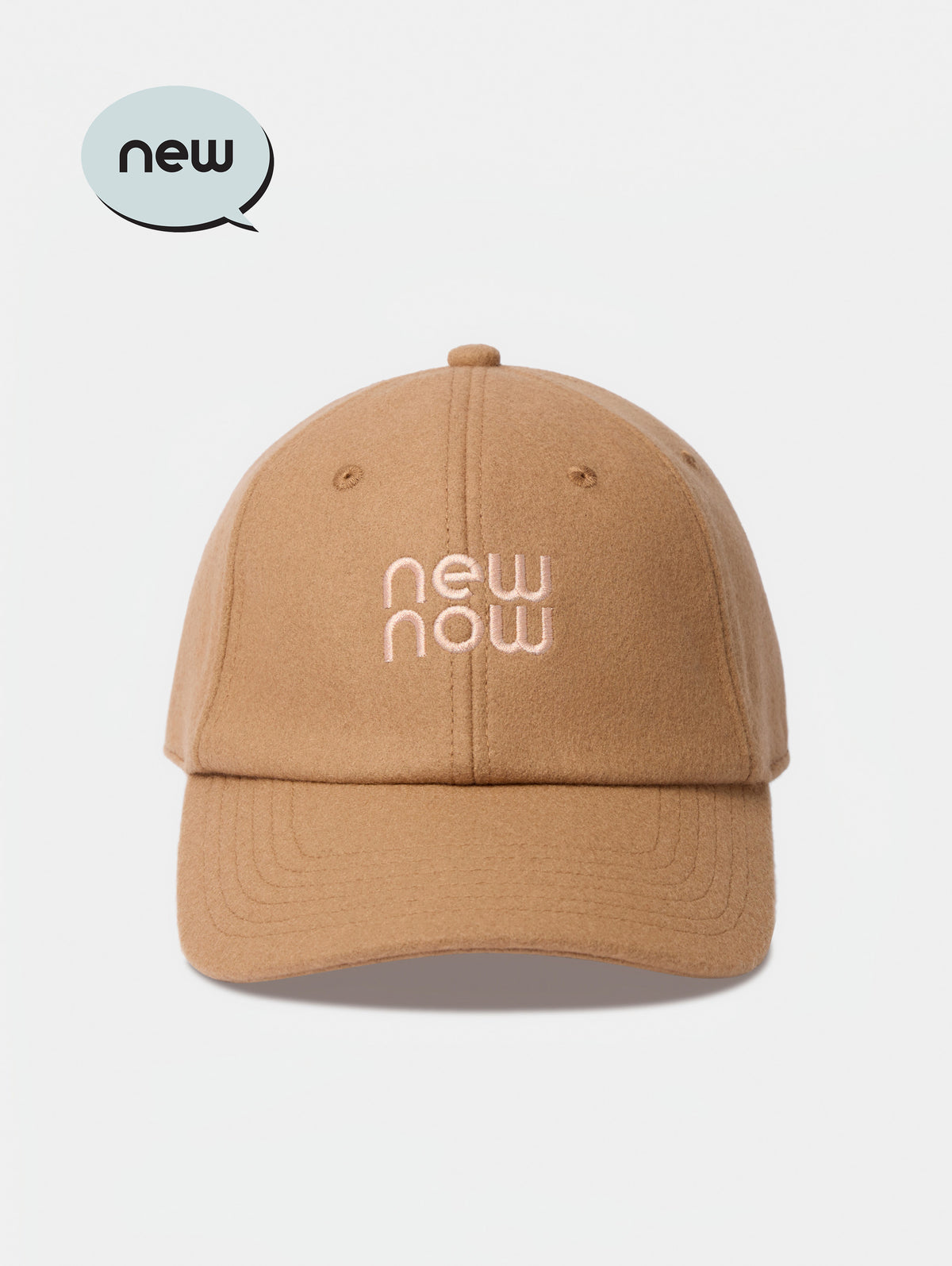 newnow Wool Logo Cap