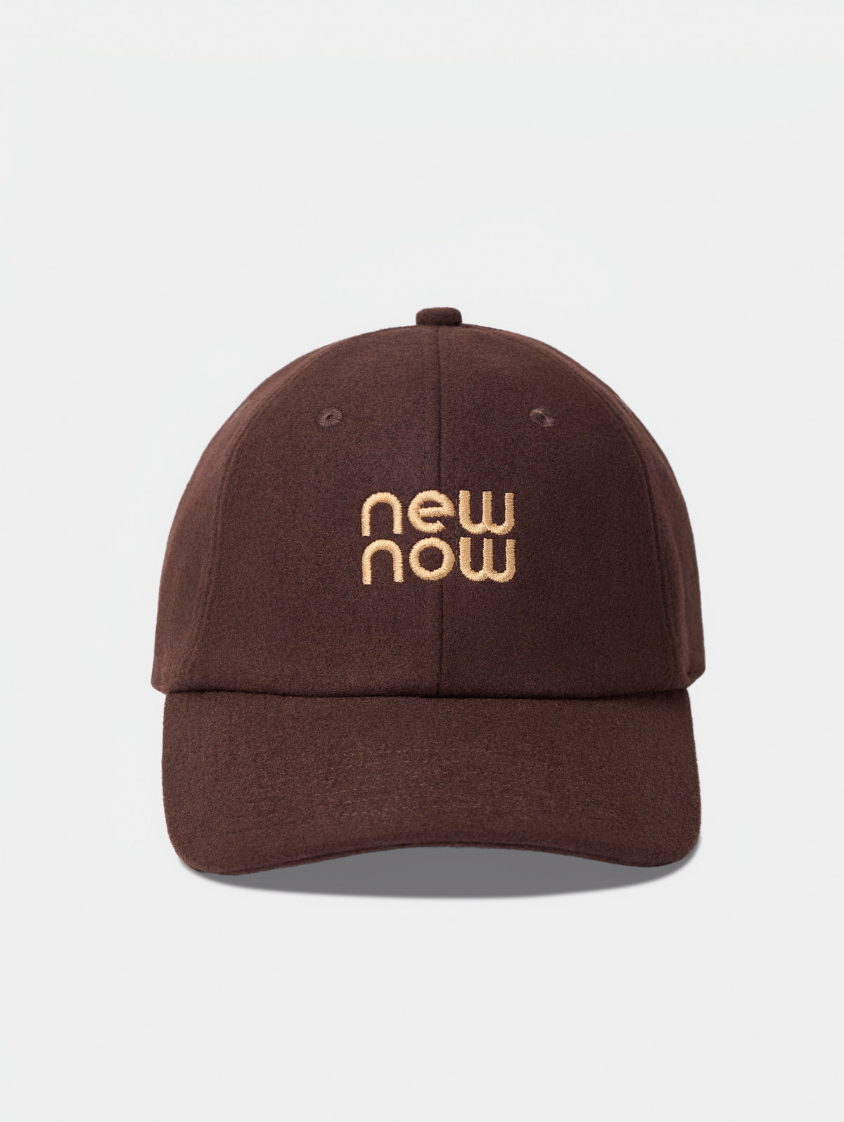 newnow Wool Logo Cap