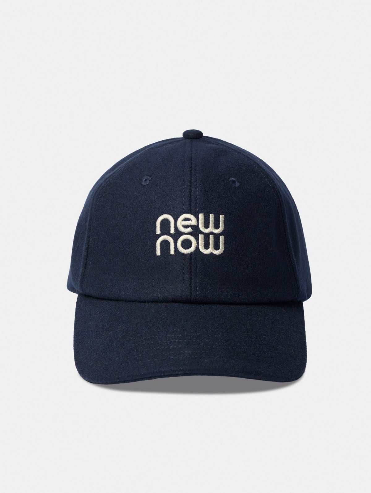 newnow Wool Logo Cap